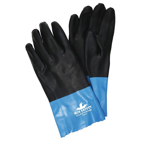 Guantes Resistentes a Químicos de 12" Mcr Safety, Neopreno, S, 1 Par - 6962S
