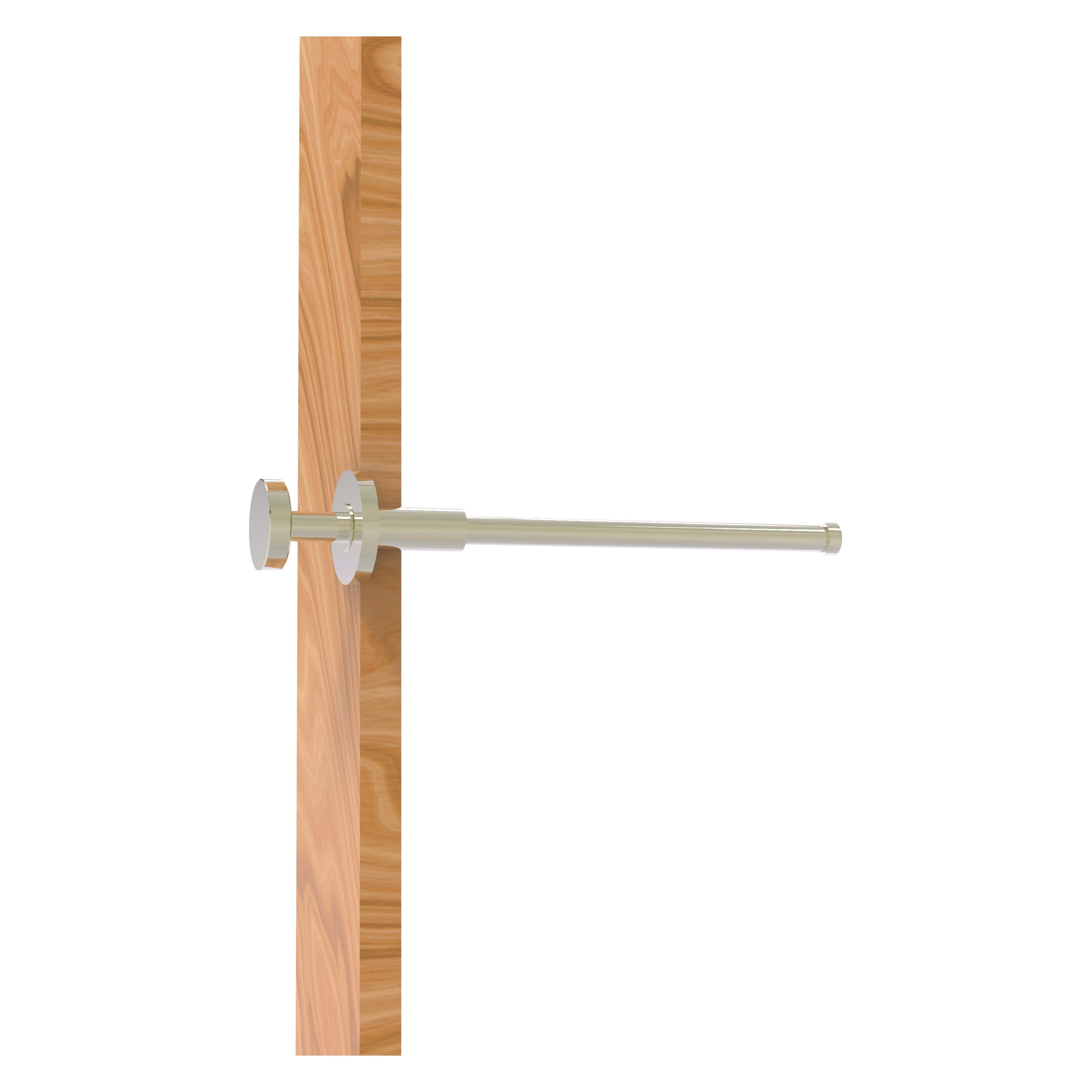 Percha de toalla de pared de níquel pulido Allied Brass Fresno con un solo gancho - FR-23-PNI