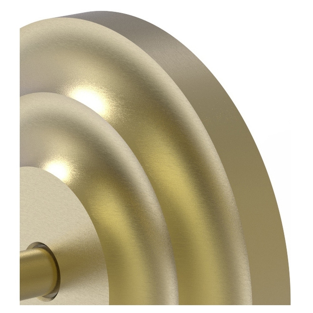 Gancho para toalla de montaje en pared de latón satinado Que New de Allied Brass - acabado en latón satinado - modelo QN-H1-SBR
