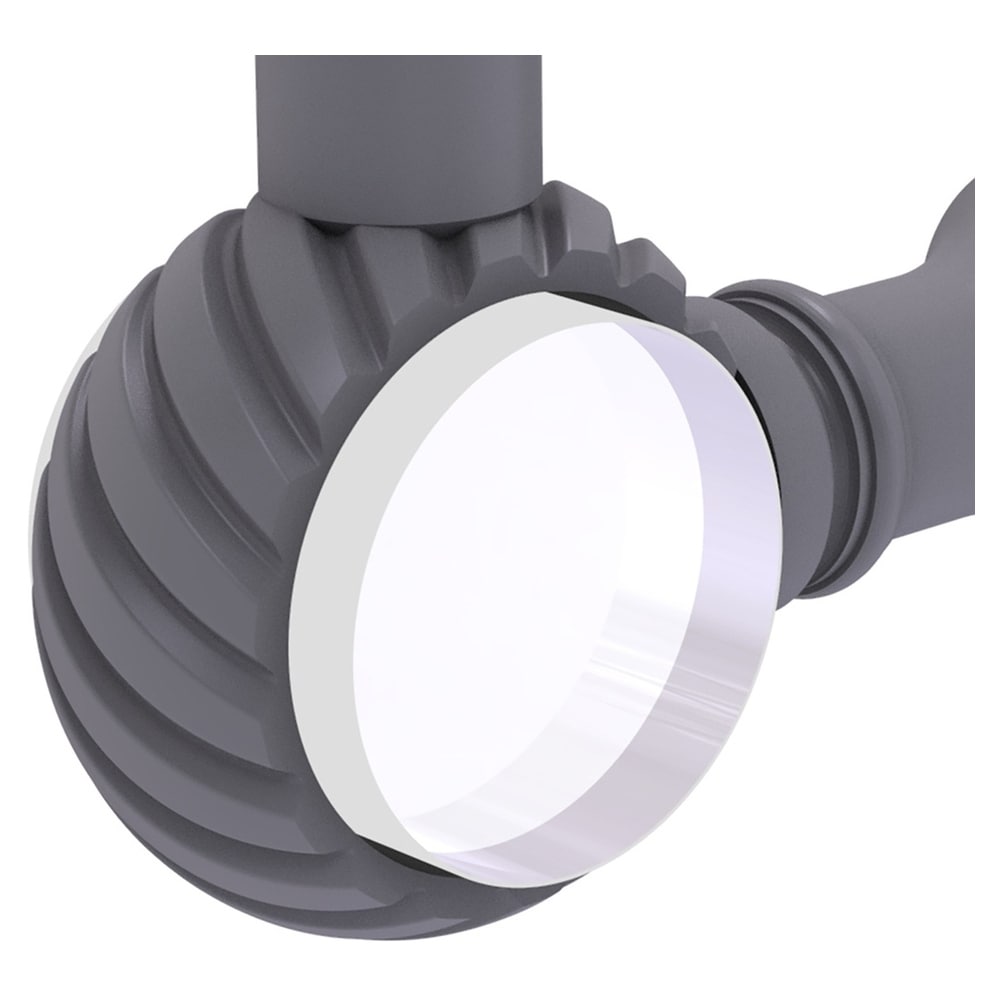 Colgador de Toalla de Pared de Acero Color Gris Mate de Pacific Grove con Gancho Único