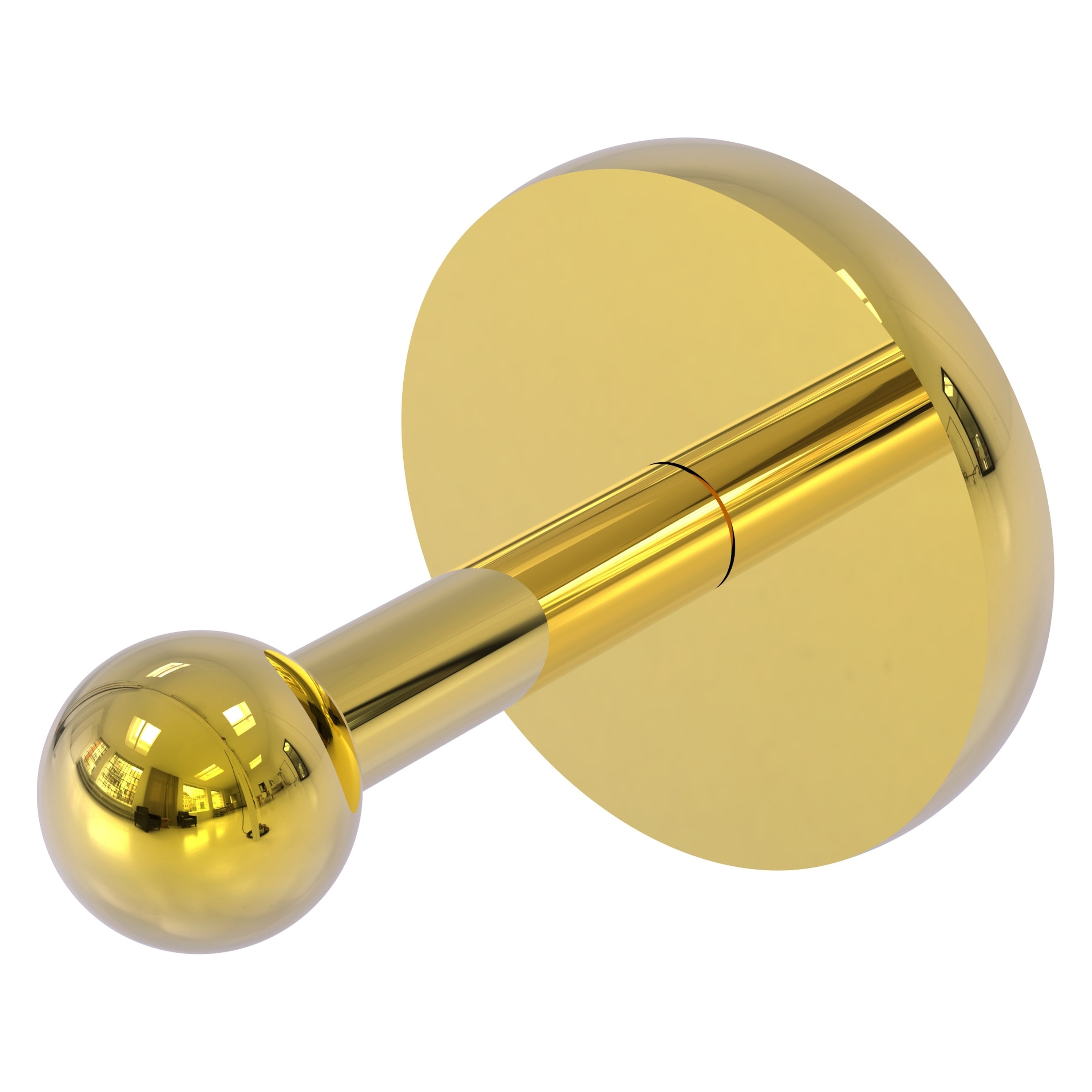 Gancho para toallas de pared de latón pulido Allied Brass Prestige Skyline - Solo gancho