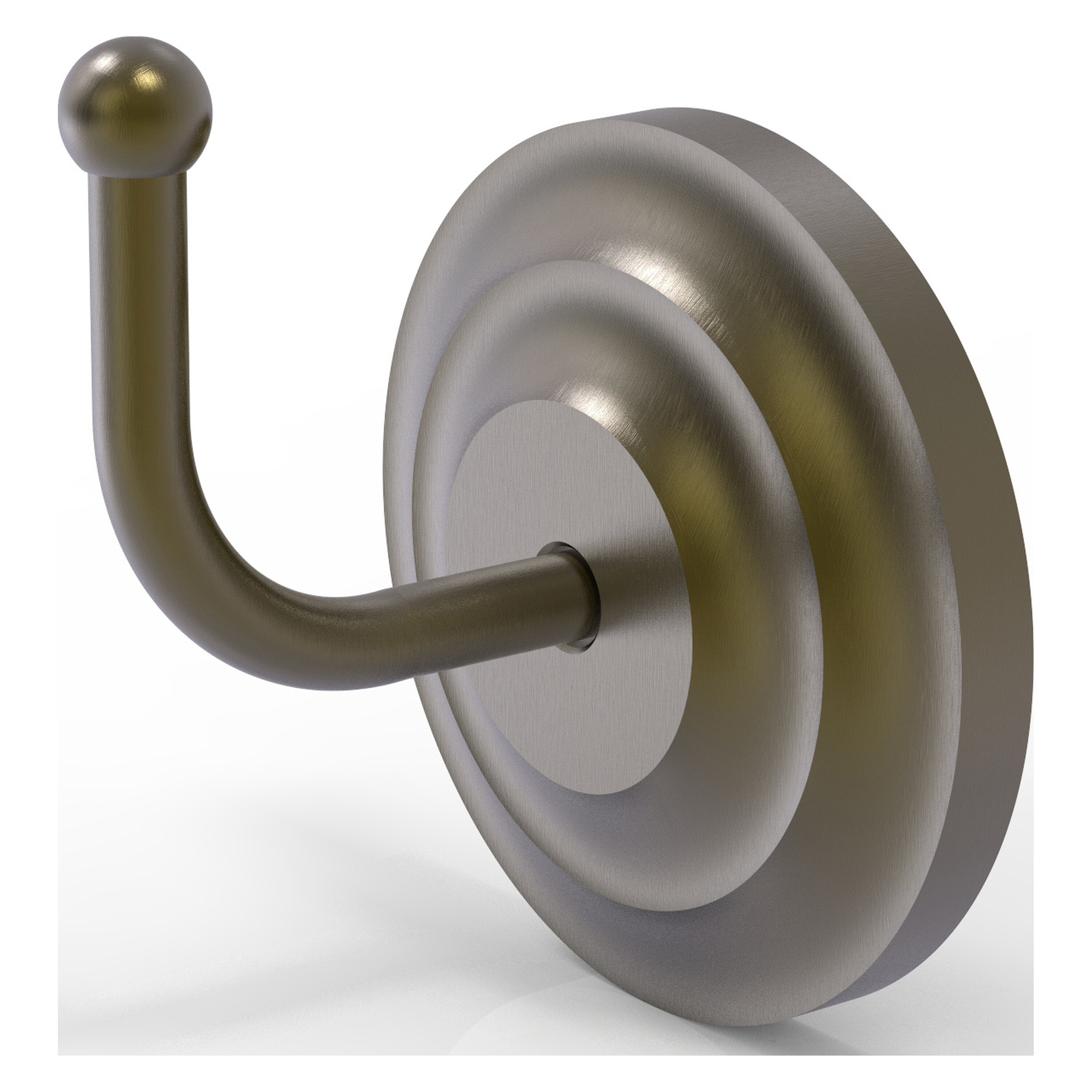 Toallero de Pared con Gancho Individual en Latón Antiguo Que New de Allied Brass