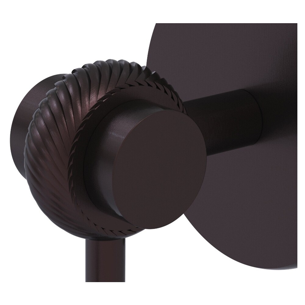 Gancho de Toalla de Montaje en Pared de Bronce Antiguo de Orbita Satelital Dos de Allied Brass 7220T-ABZ