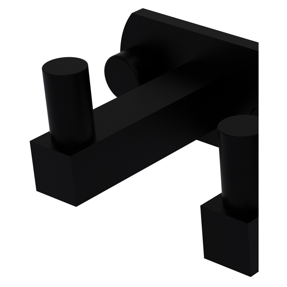 Colgador de Toallas de Pared Triple Allied Brass Montero Negro Mate MT-20-3-BKM