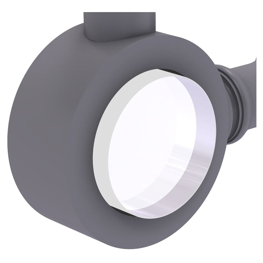 Colgador de toalla de montaje en pared individual en gris mate de Allied Brass Pacific Grove
