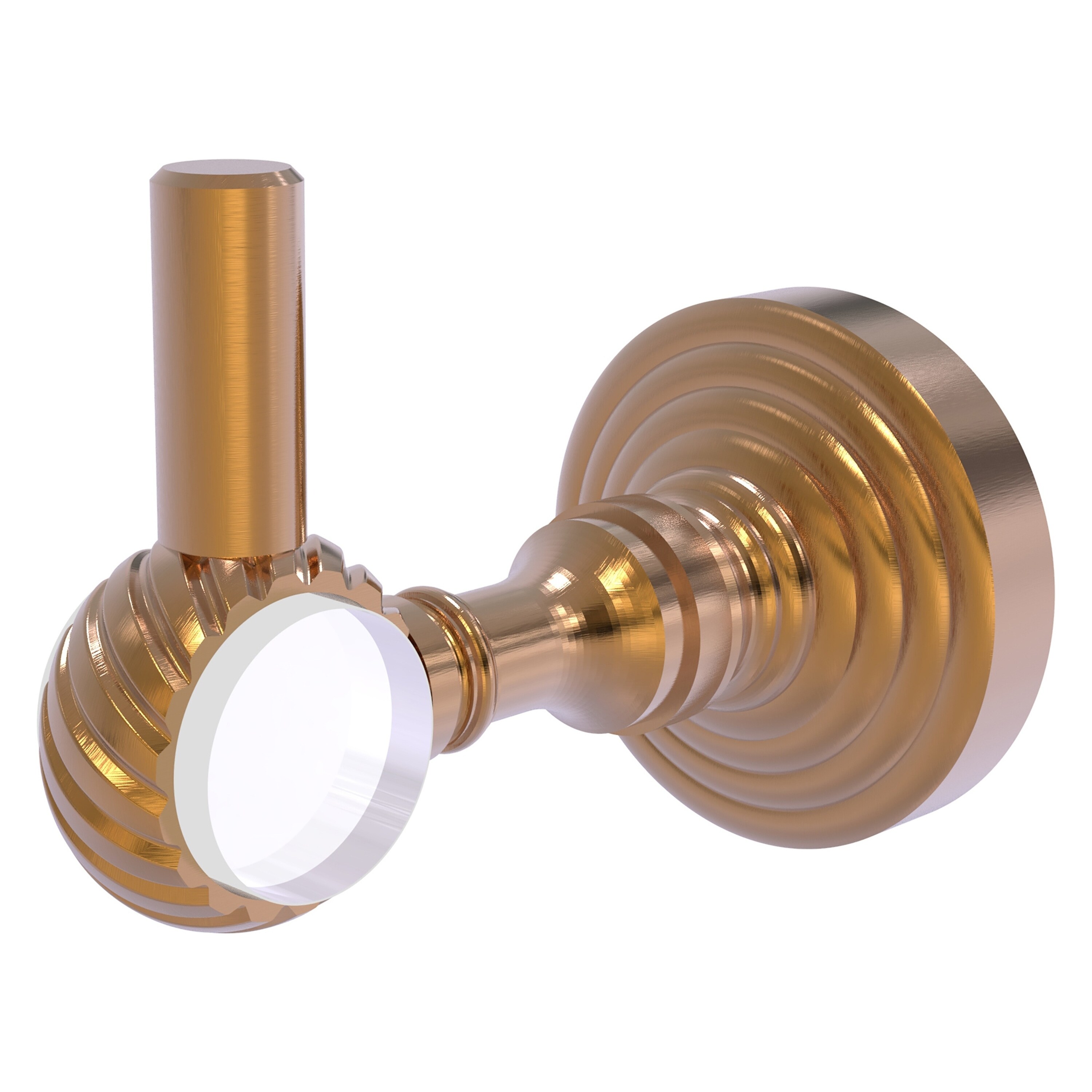 Gancho de Toalla de Pared de Bronce Cepillado Individual Allied Brass Pacific Grove - PG-20T-BBR