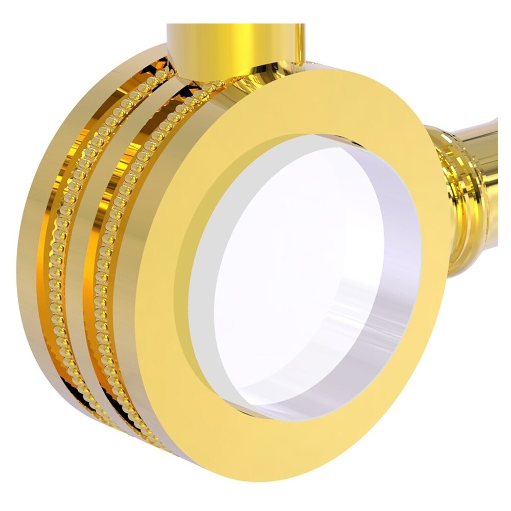 Colgador de Toallas de Pared de Latón Pulido de la línea Pacific Grove, con un Solo Gancho - PG-20D-PB