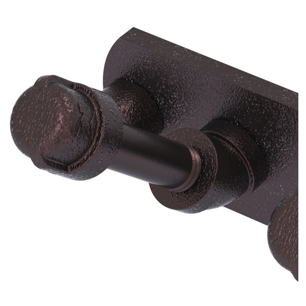 Percha de Toalla Triple de Montaje en Pared en Bronce Antiguo de la Línea Pipeline de Allied Brass