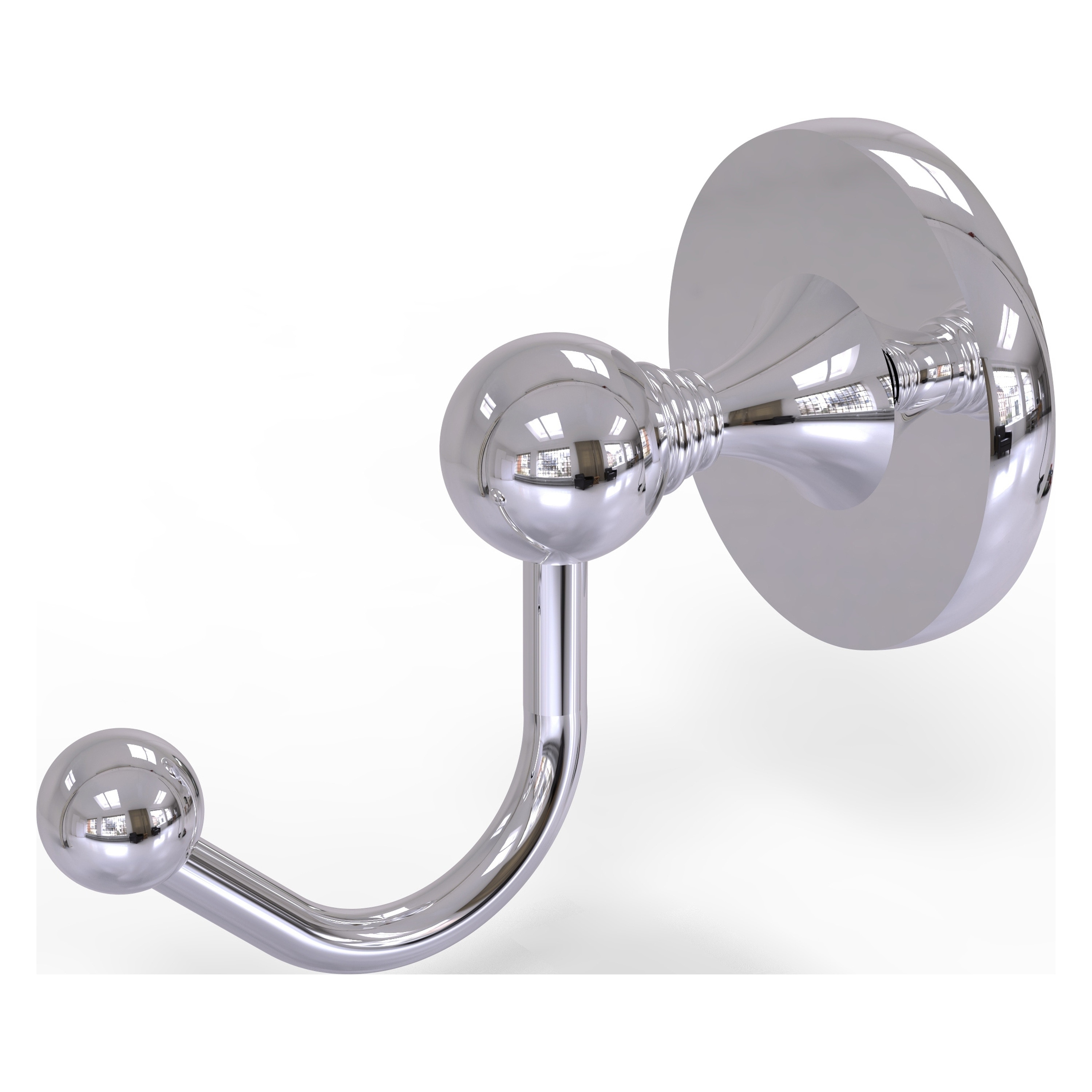 Colgador de Toallas de Pared de Una Percha en Cromo Pulido Allied Brass Shadwell SL-20-PC