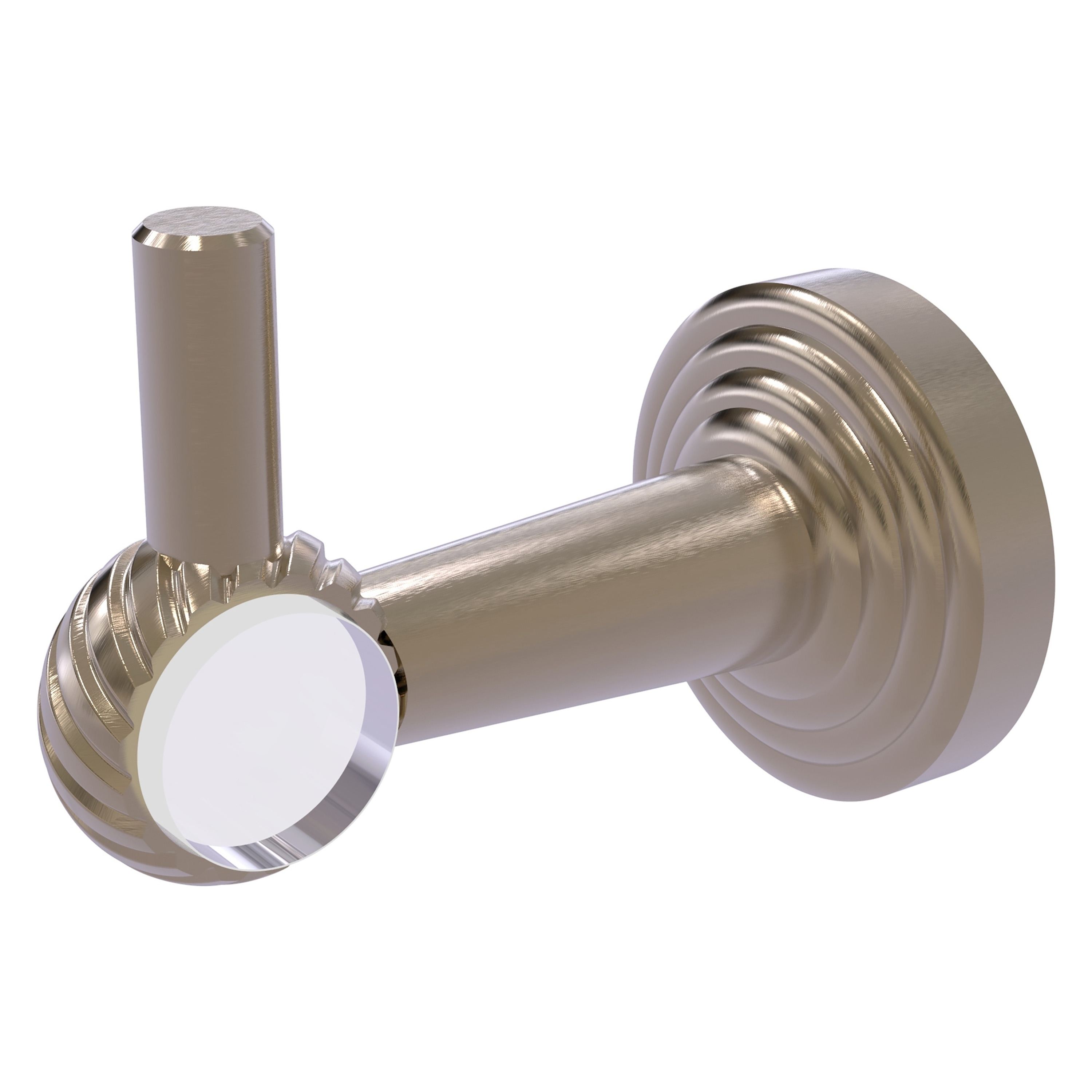 Percha de Toalla de Pared Individual en Antique Pewter de Allied Brass Pacific Beach