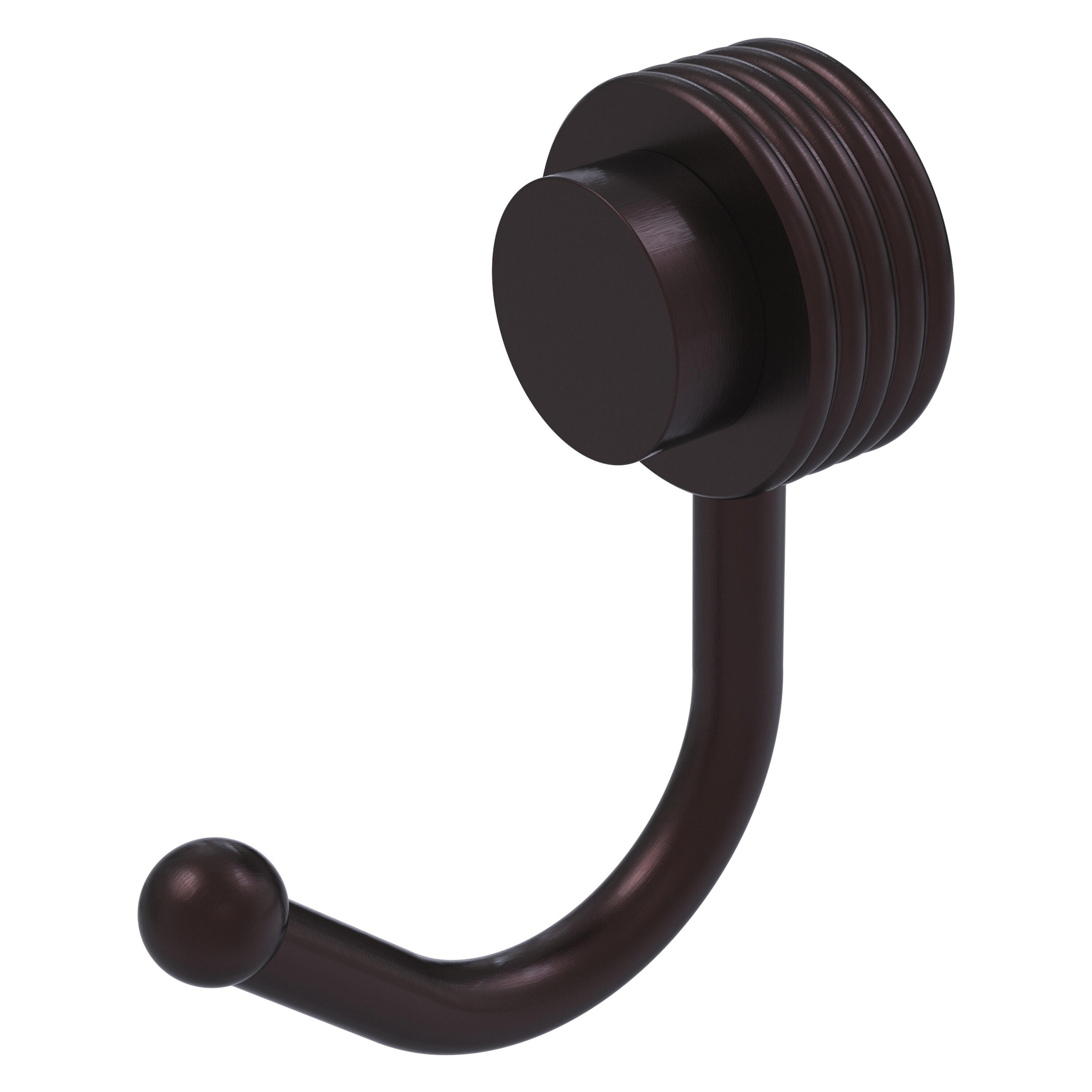 Gancho para toalla de montaje en pared de bronce antiguo de Allied Brass Venus - Gancho simple 420G-ABZ