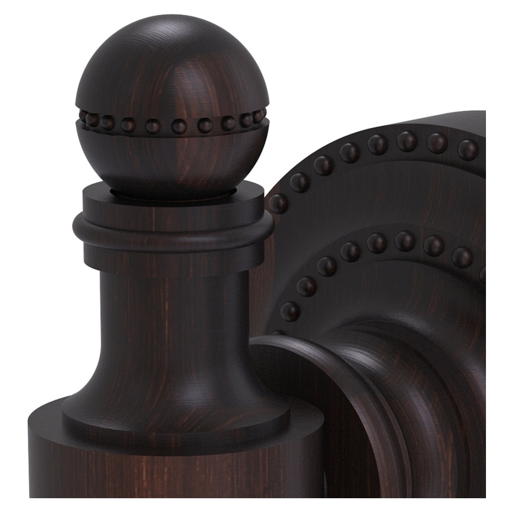 Percha de Toalla de Montaje en Pared con Gancho Único de Bronce Veneciano con Diseño Retro de Puntos RD-20-VB