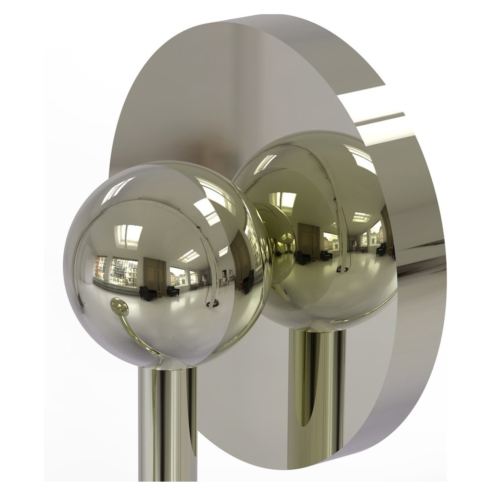 Percha de Toalla de Pared de Níquel Pulido Allied Brass Prestige Skyline de un Solo Gancho
