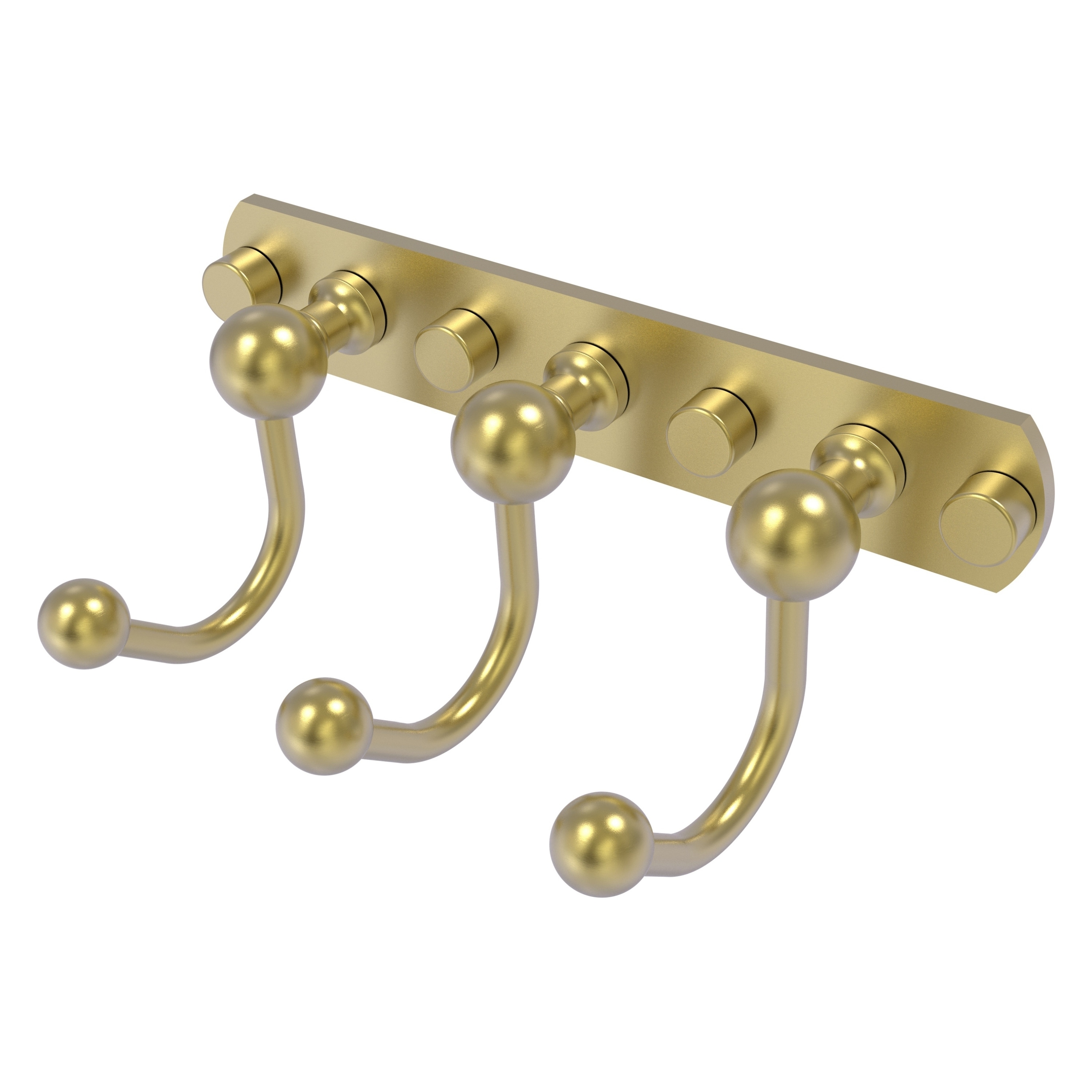 Colgador de Toallas de Pared Triple en Latón Satinado Prestige Skyline de Allied Brass
