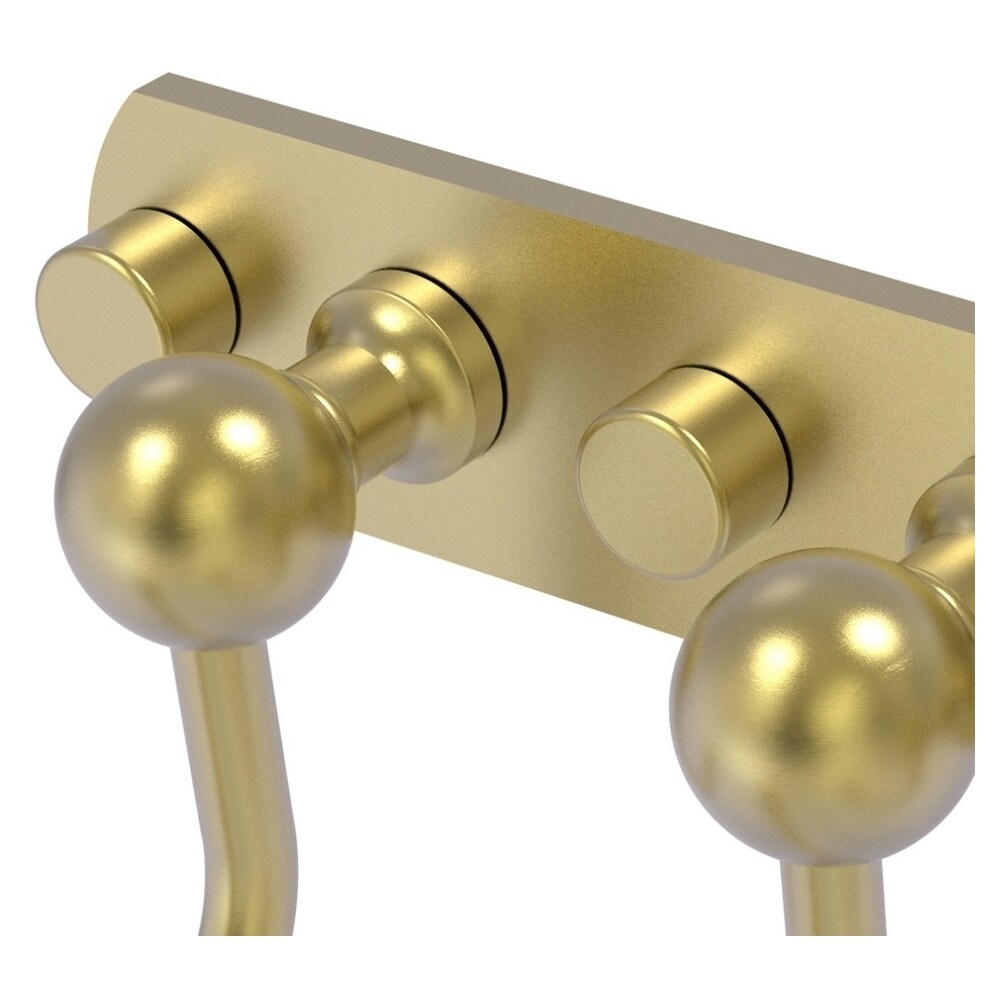 Colgador de Toallas de Pared Triple en Latón Satinado Prestige Skyline de Allied Brass