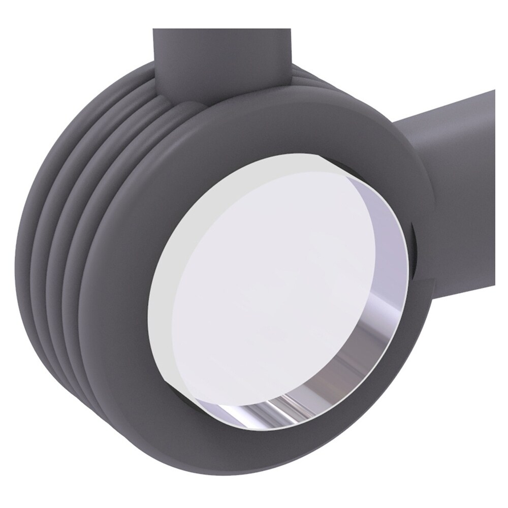 Gancho para toalla de pared simple en gris mate de Pacific Beach de Allied Brass.