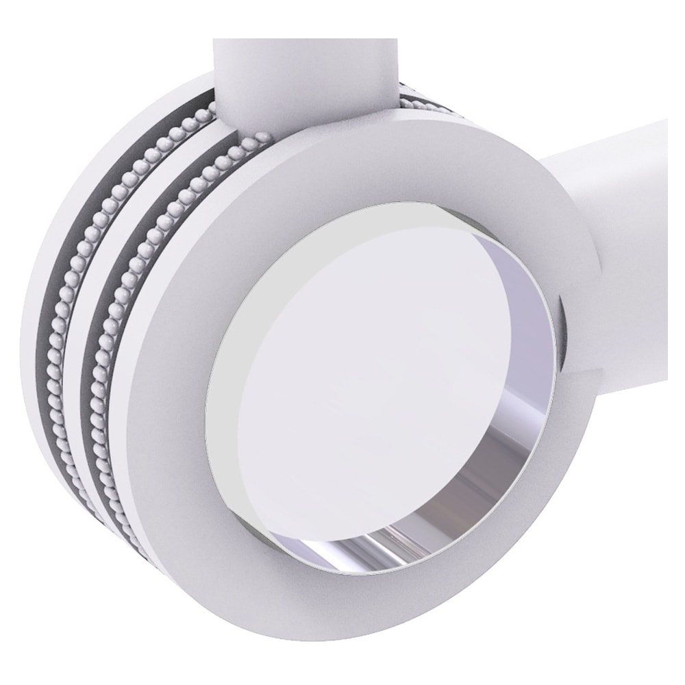 Gancho para toalla de pared con acabado blanco mate de Allied Brass Pacific Beach.