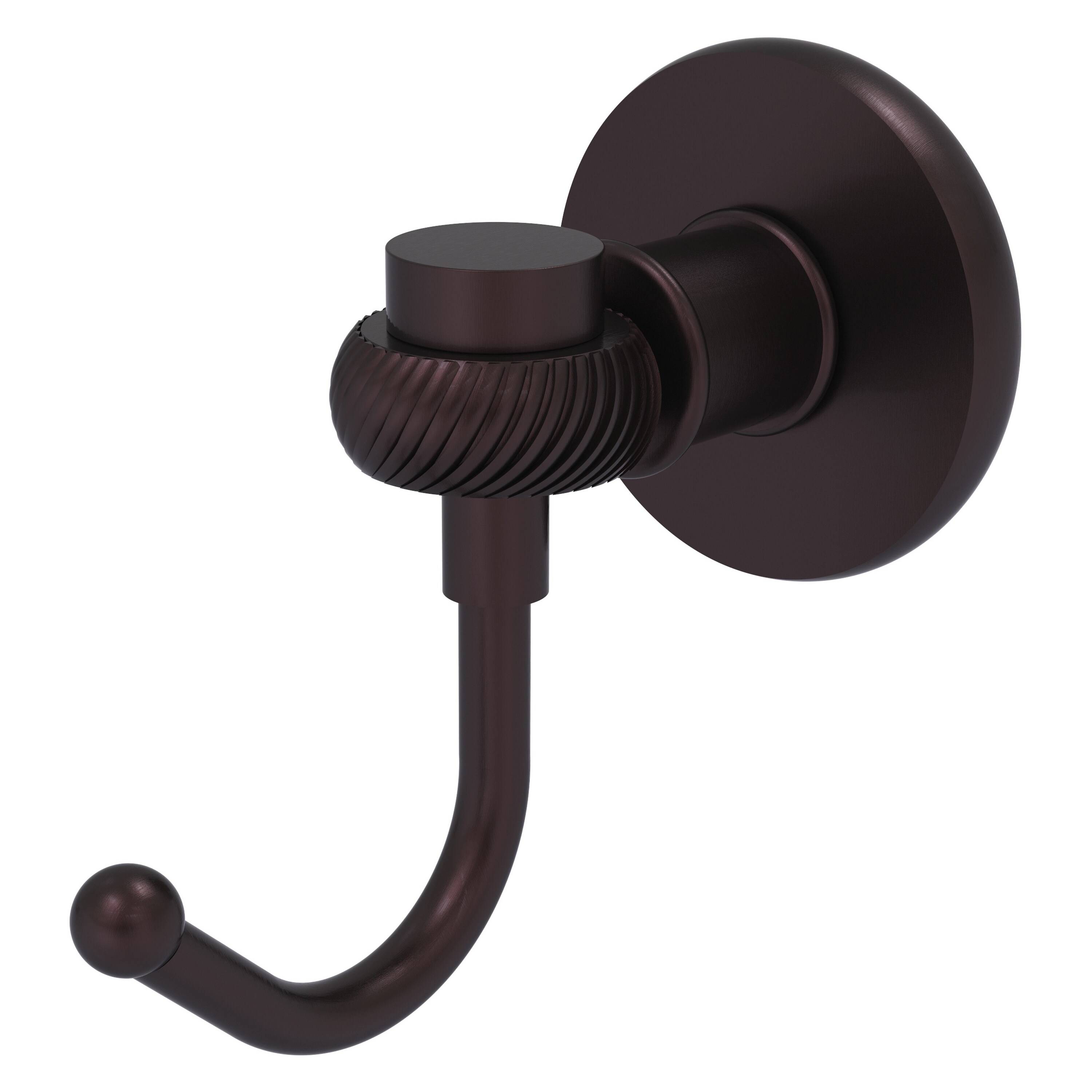 Gancho para toalla montado en la pared estilo Ancient Bronze de Allied Brass Continental