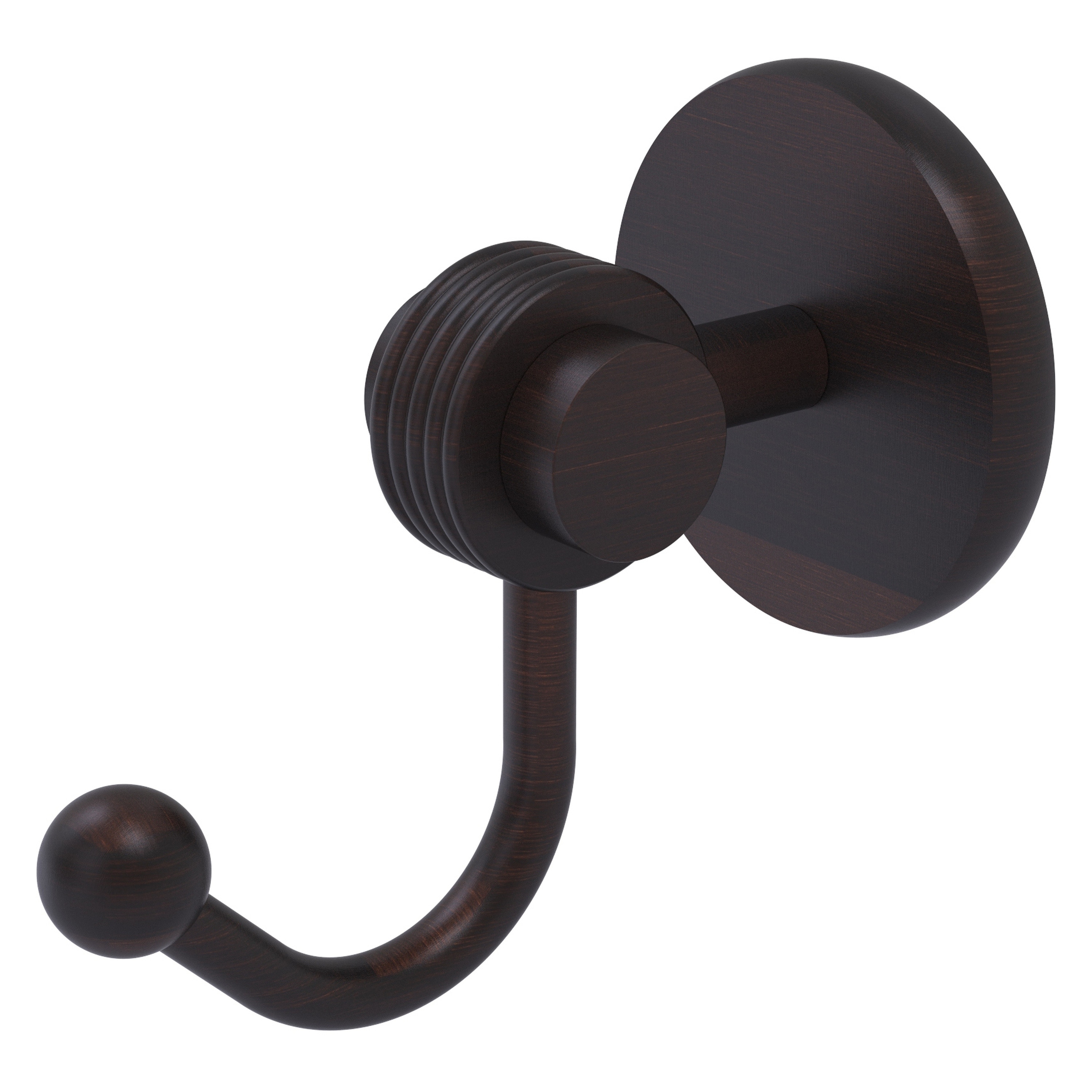Gancho de pared individual de bronce veneciano Satellite Orbit Two de latón con montaje en pared 7220G-VB