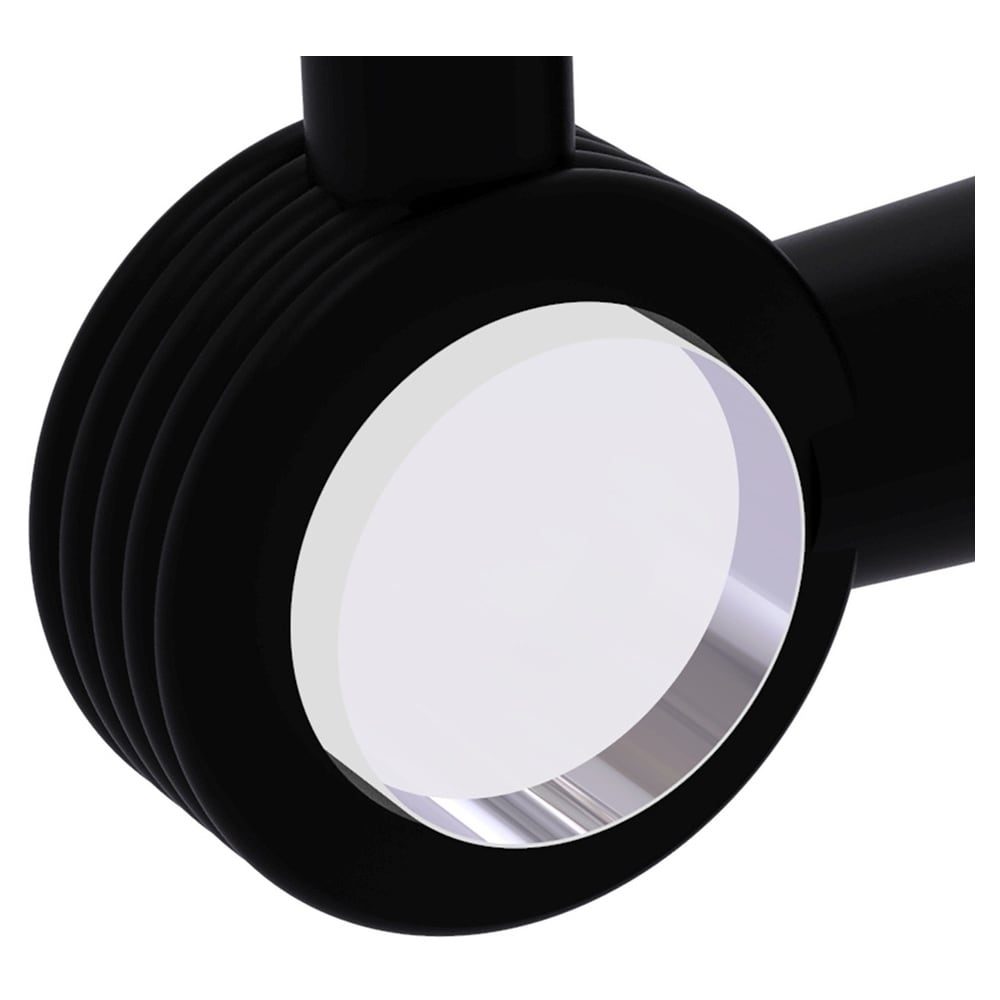 Colgador de Toallas de Pared Individual en Color Negro Mate de Allied Brass Pacific Beach