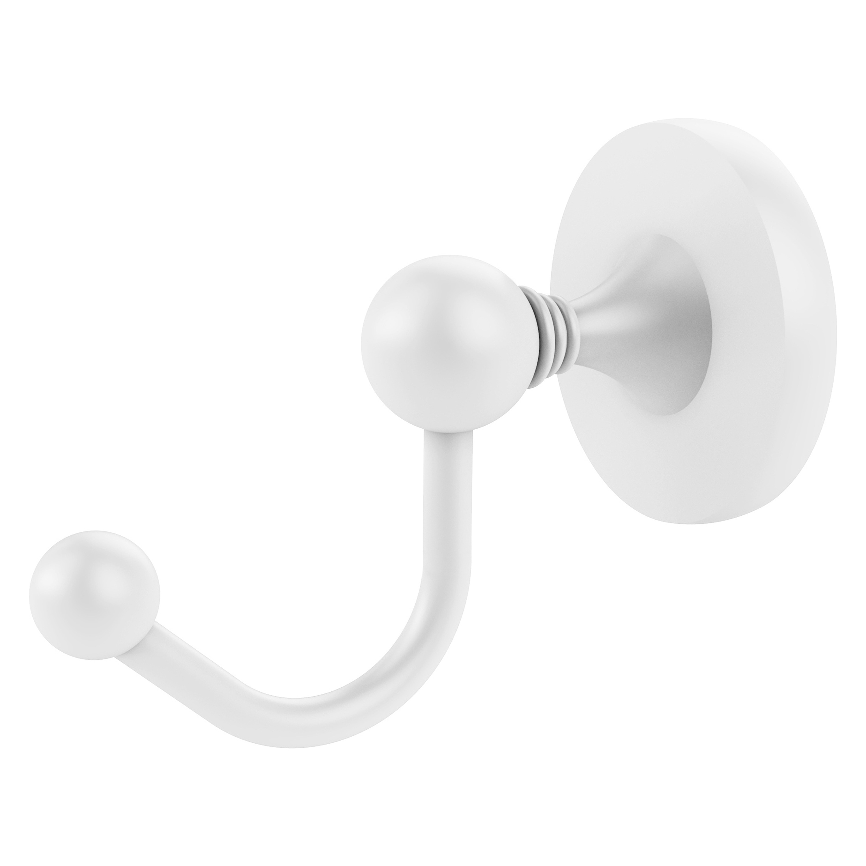 Colgador de Toallas de Pared Único en Color Blanco Mate Allied Brass Shadwell
