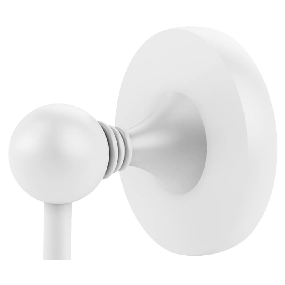 Colgador de Toallas de Pared Único en Color Blanco Mate Allied Brass Shadwell