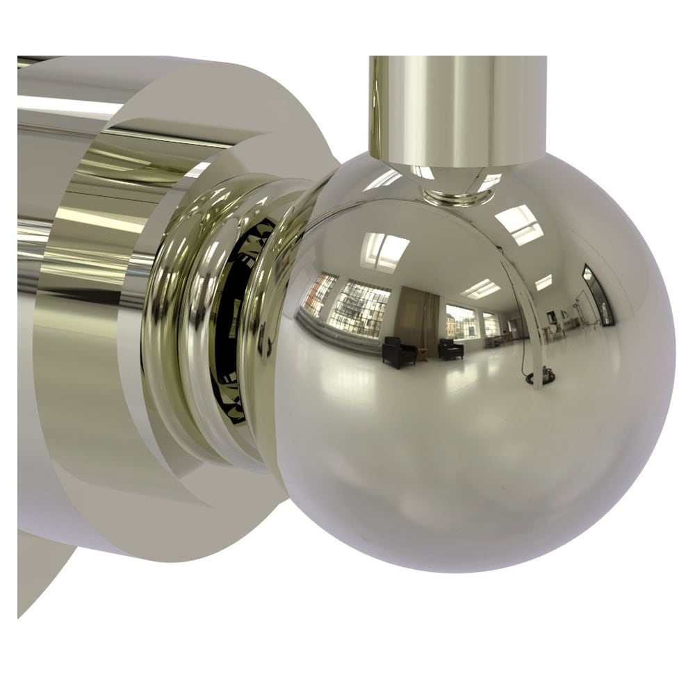 Colgador de Toallas de Pared de Níquel Pulido de Allied Brass Astor Place con un Solo Gancho - Modelo AP-20-PNI