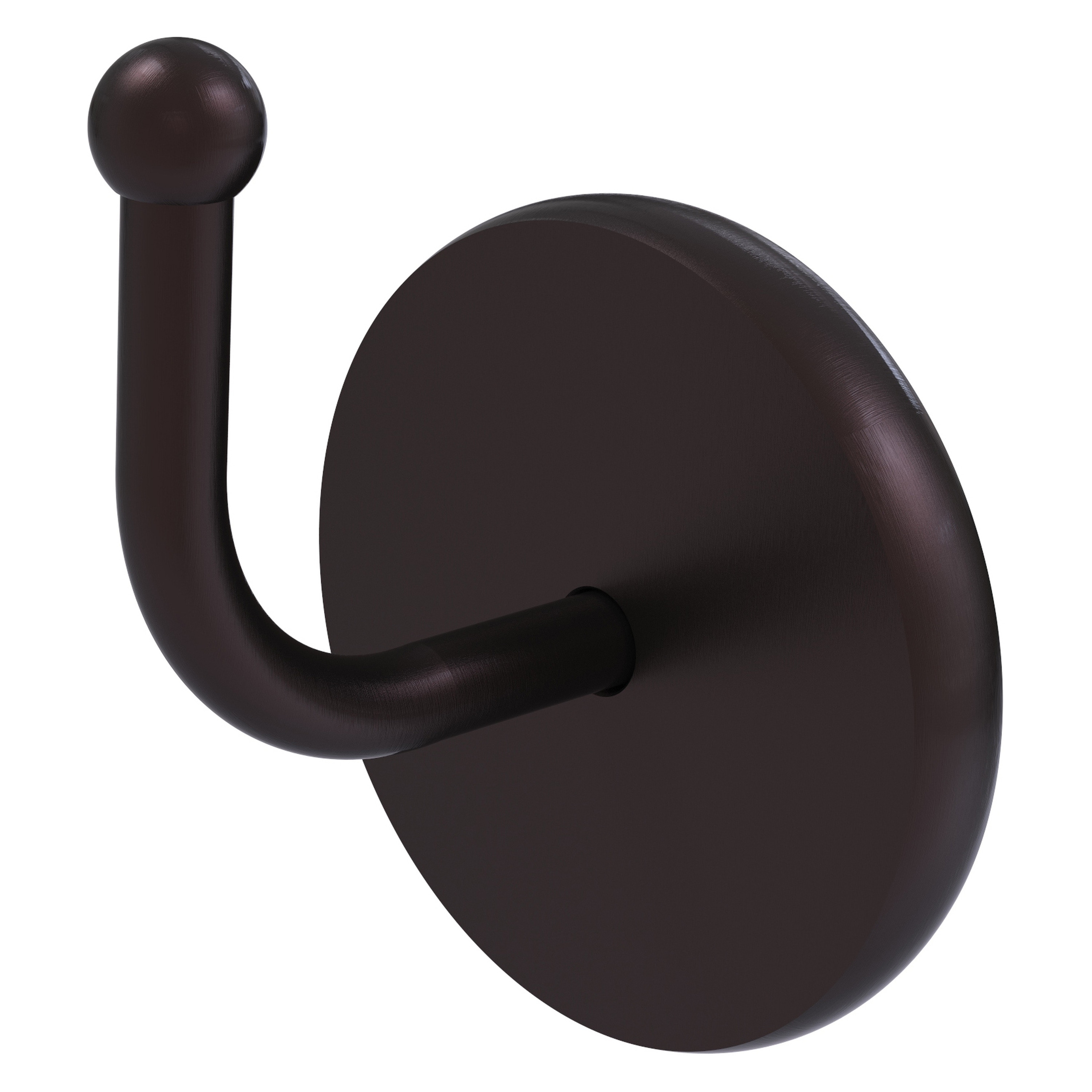 Colgador de Toallas de Pared con Gancho Único en Bronce Antiguo de la Línea Skyline de Allied Brass