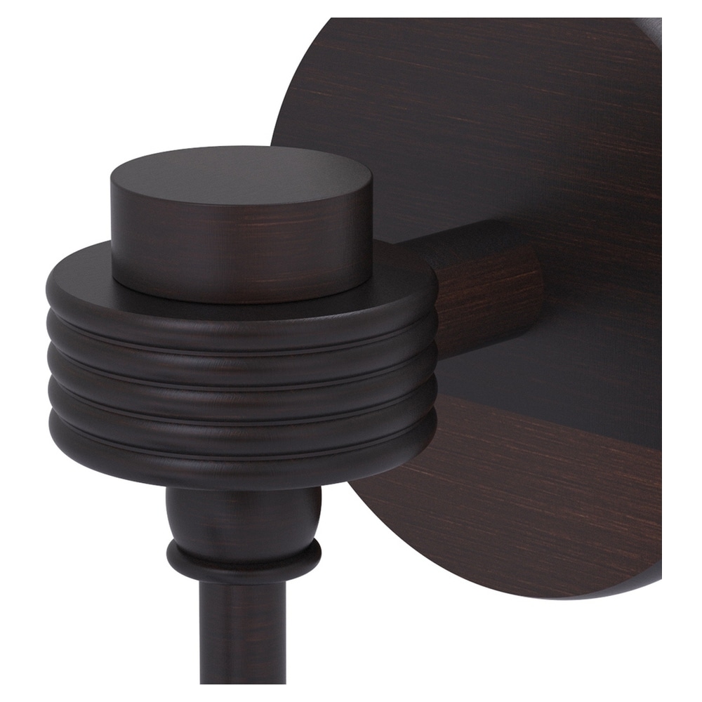 Colgador de Toallas de Montaje en Pared de Un Solo Gancho en Bronce Veneciano Orbit One 7120G-VB de Allied Brass