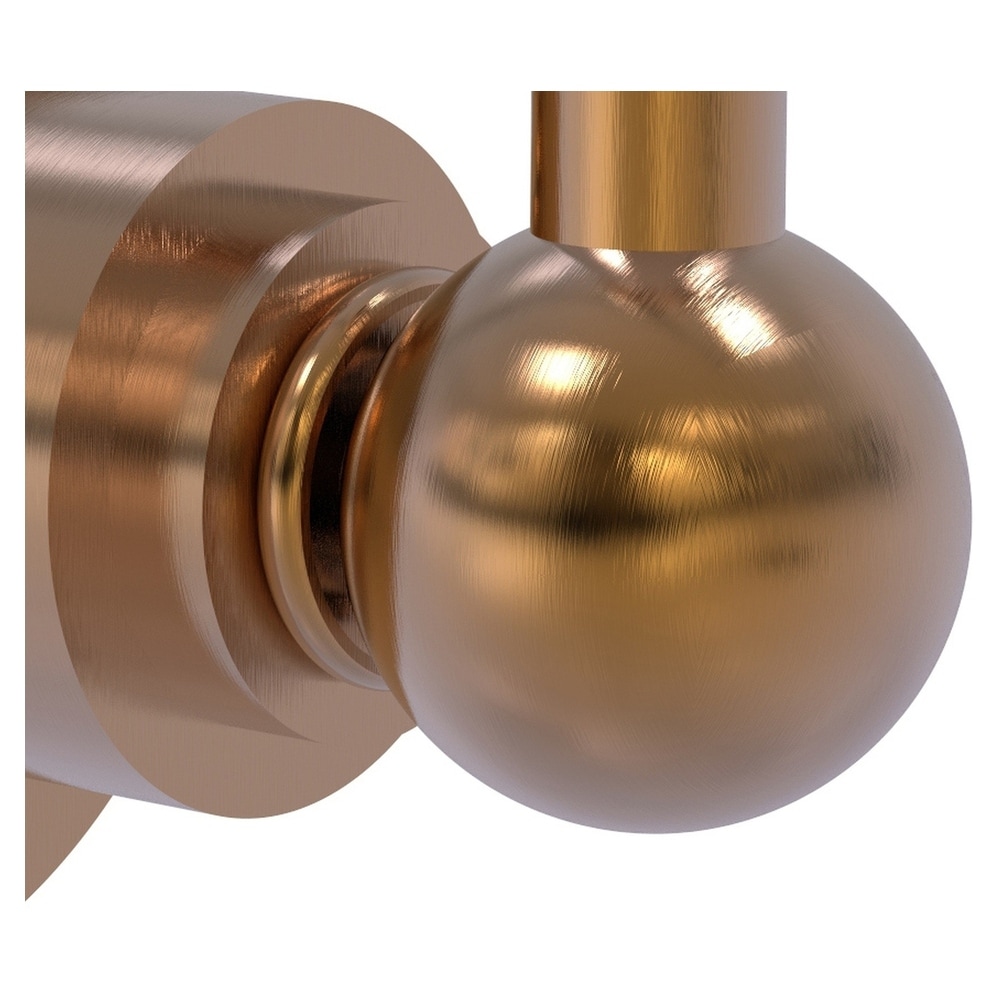 Colgador de toalla de pared individual en bronce cepillado, Astor Place