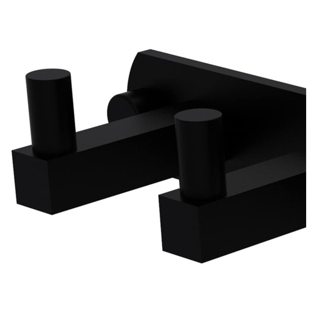 Colgador para toallas de montaje en pared con 6 ganchos en negro mate Allied Brass Montero MT-20-6-BKM