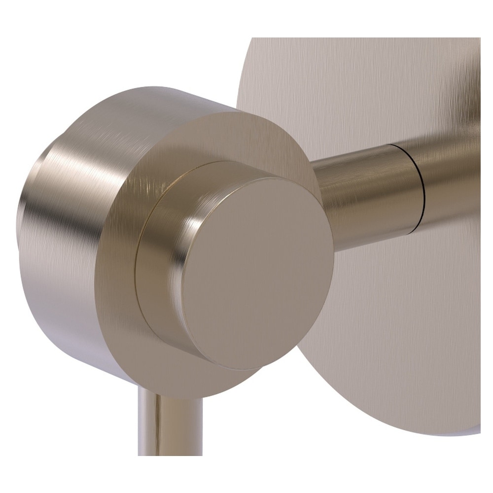 Gancho para toalla de montaje en pared de una sola perilla en latón envejecido - Allied Brass Satellite Orbit Two