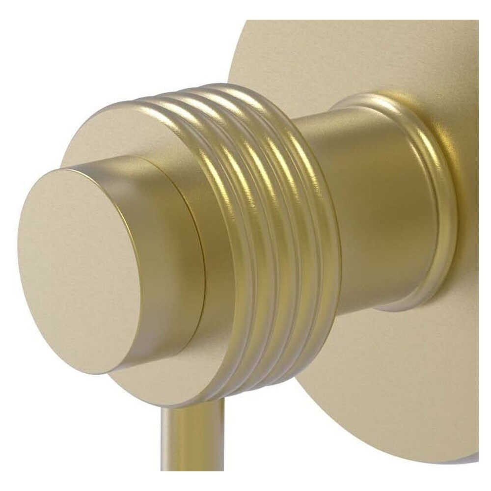 Percha de toalla de montaje en pared única en color bronce satinado de latón Allied Brass Mercury