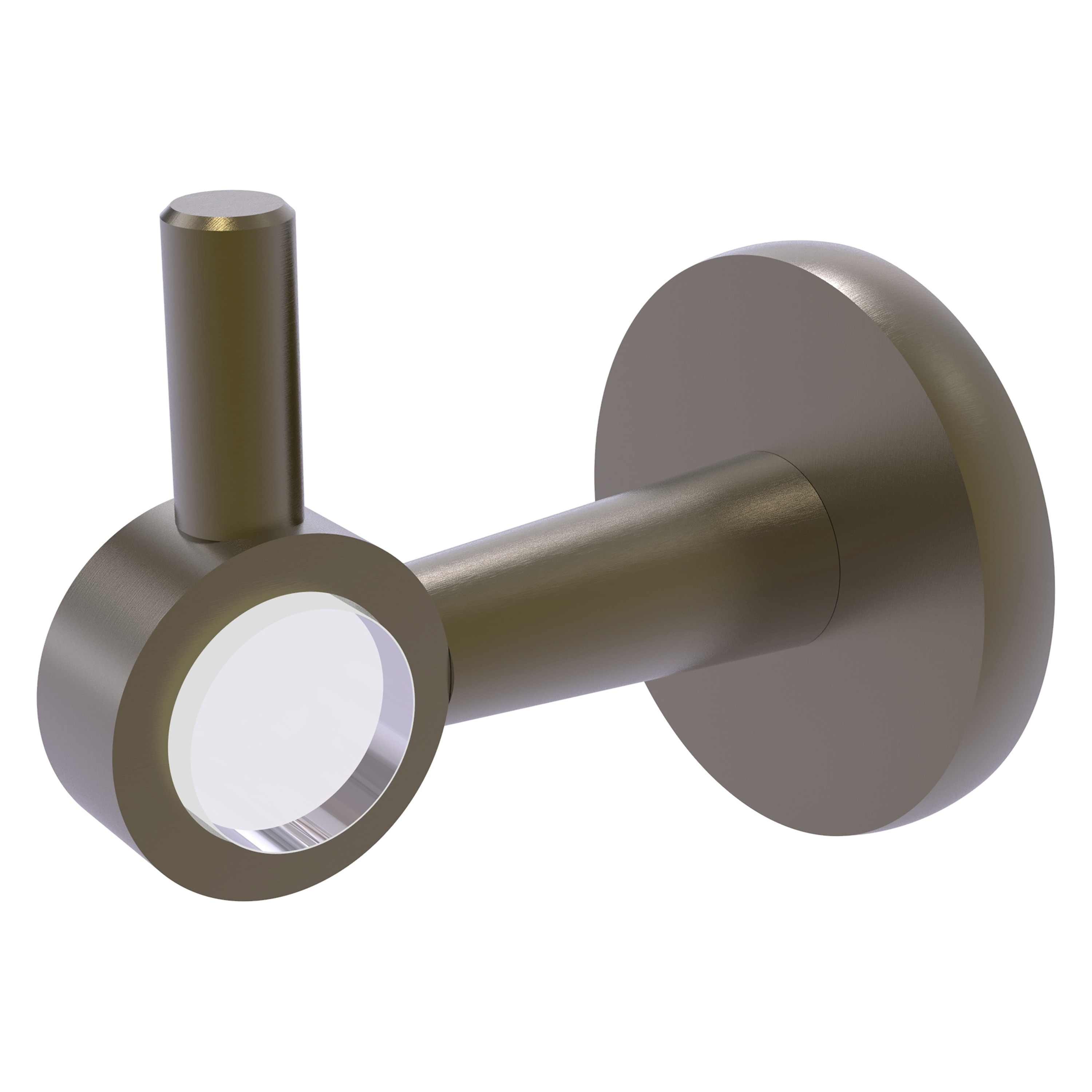 Colgador de Toallas de Pared de Bronce Antiguo Allied Brass Clearview - Gancho Único