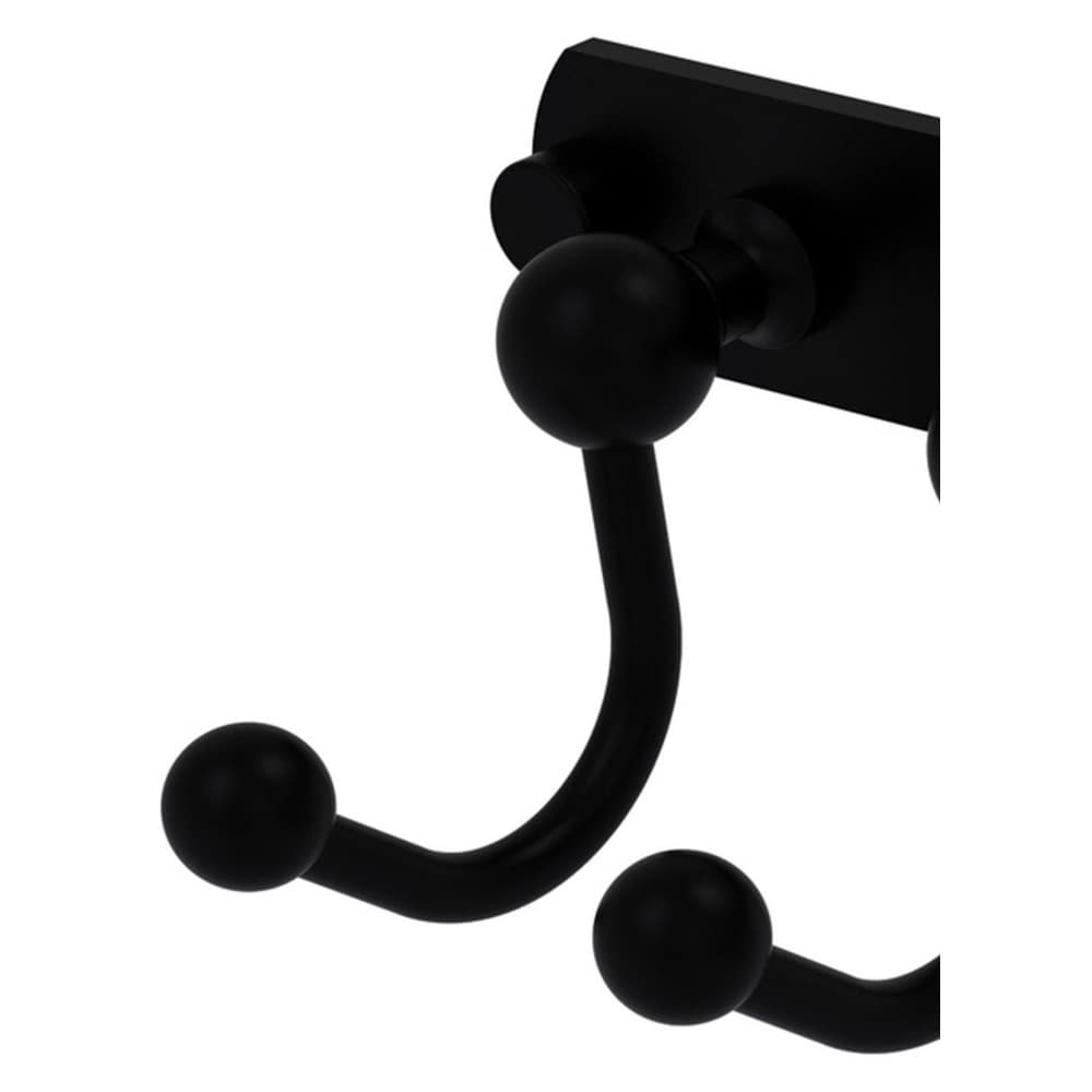 Colgador de toallas montado en la pared de 6 ganchos en negro mate Prestige Skyline de Allied Brass