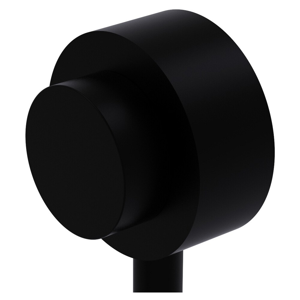 Percha para toalla de montaje en pared de un solo gancho en negro mate Venus de latón aliado