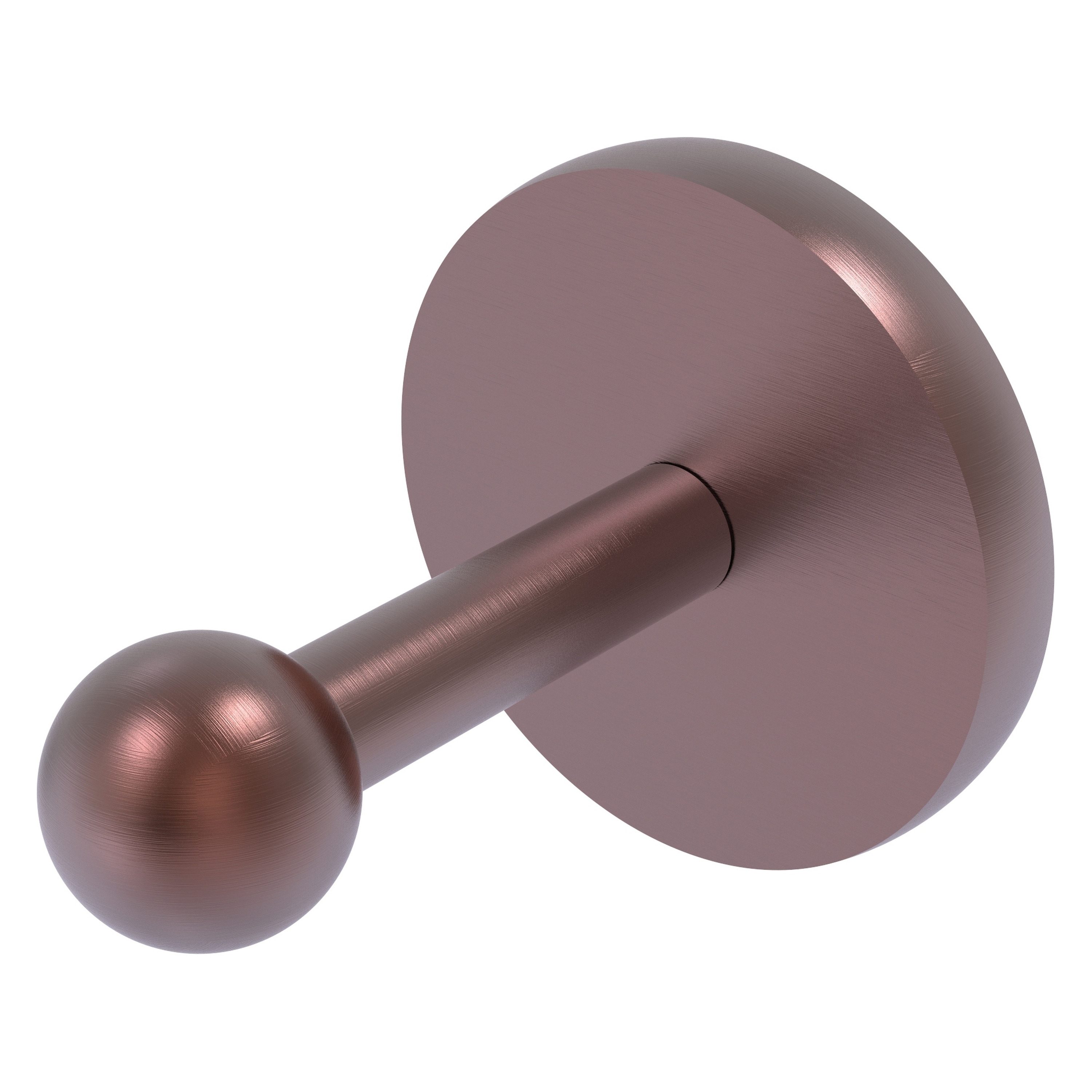 Colgador de toallas de pared de cobre antiguo Allied Brass Prestige Skyline de un solo gancho