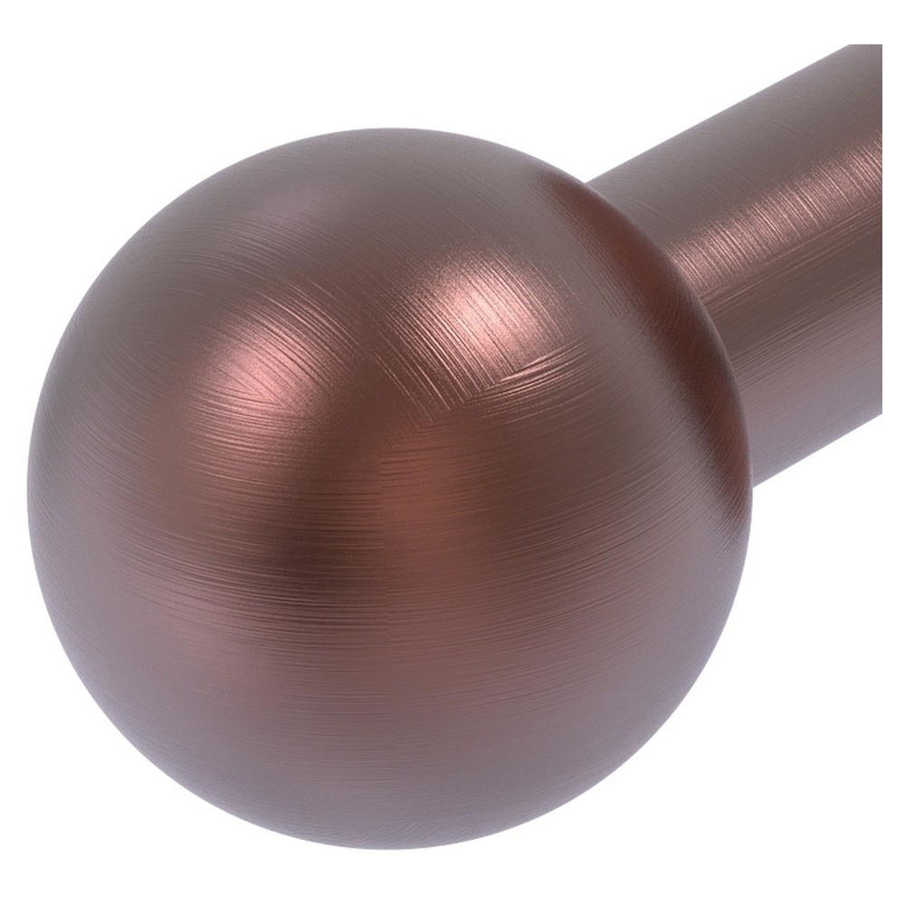 Colgador de toallas de pared de cobre antiguo Allied Brass Prestige Skyline de un solo gancho