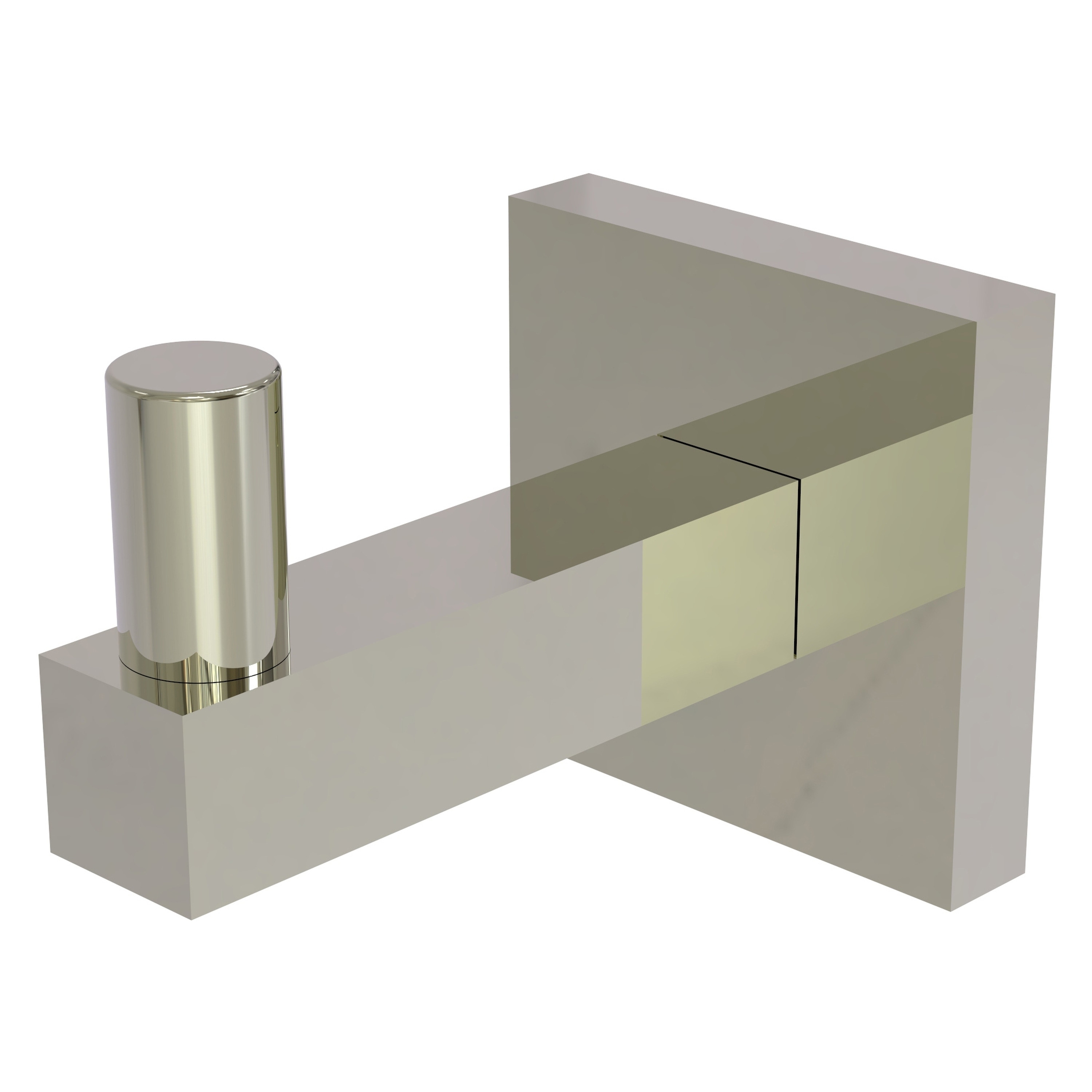 Percha para toallas de montaje en pared de níquel pulido Allied Brass Montero de una sola percha