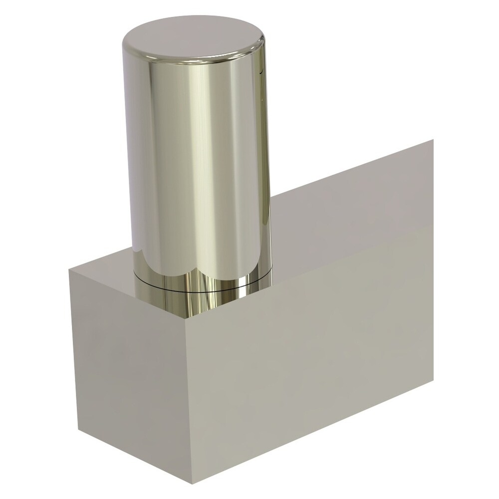 Percha para toallas de montaje en pared de níquel pulido Allied Brass Montero de una sola percha