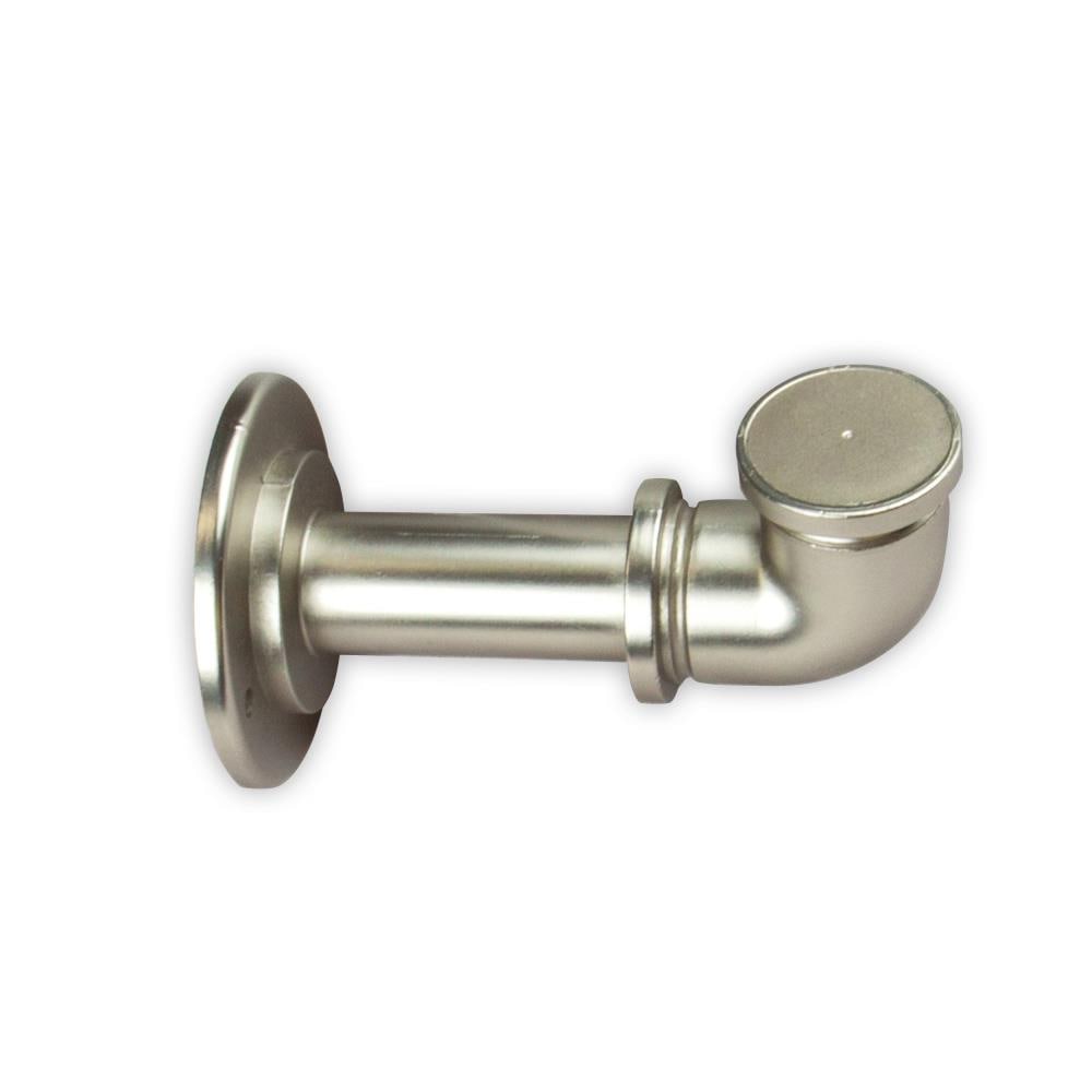 Percha para toallas montable en pared de un solo gancho de níquel satinado Hart & Harlow LTP04-15