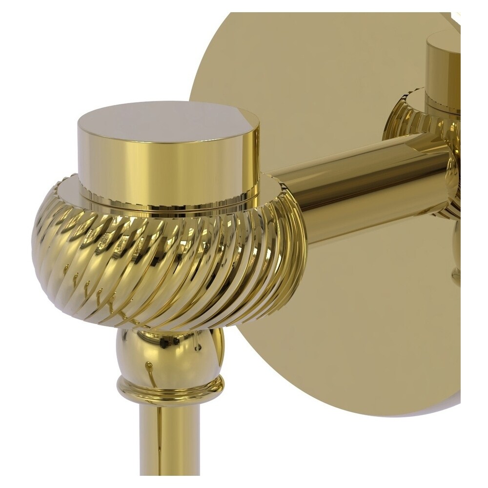 Gancho de toalla de montaje en pared de latón sin lacar de Allied Brass Satellite Orbit One