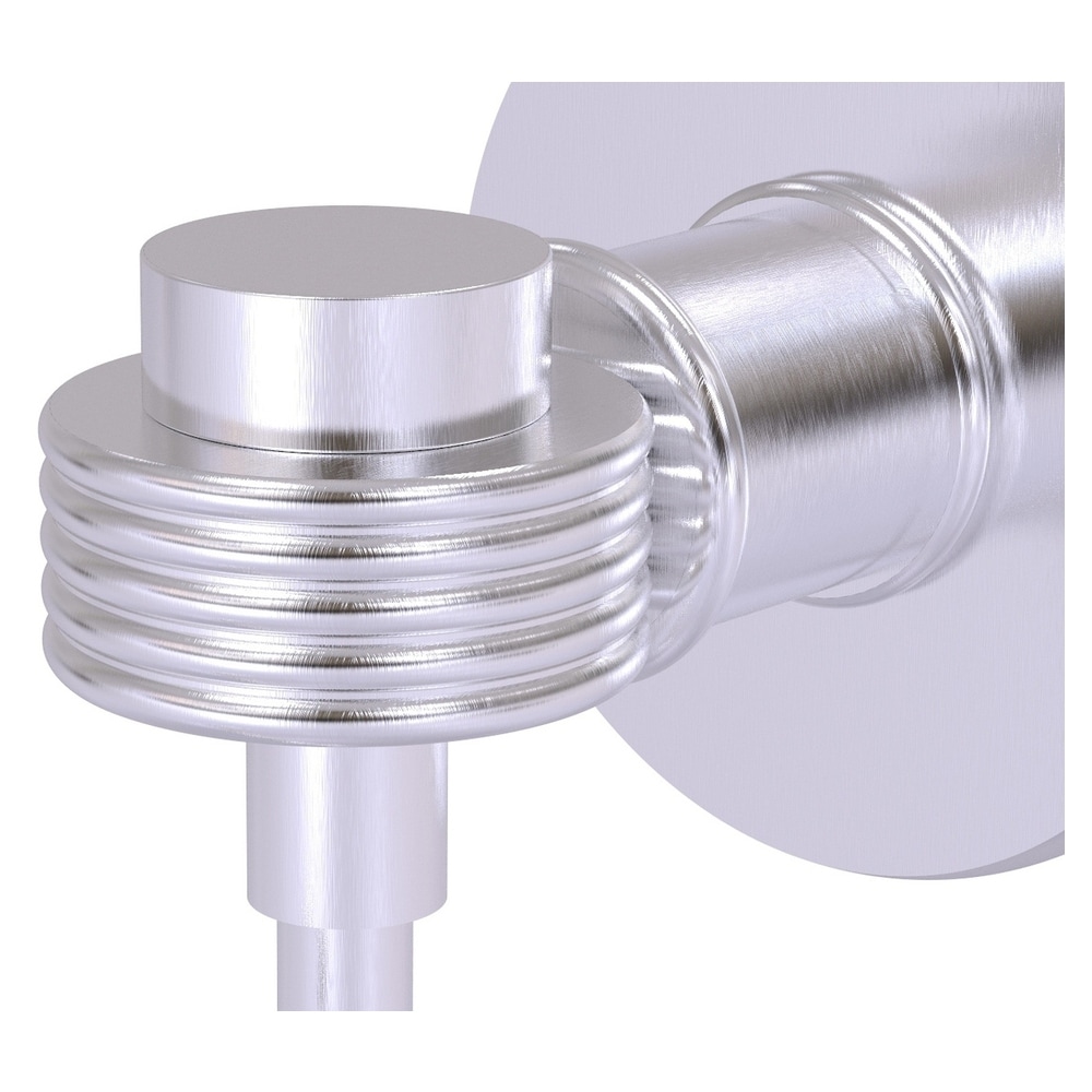 Gancho para toalla de montaje en pared de un solo gancho en cromo satinado Continental Brass Allied 2020G-SCH