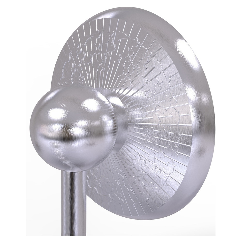 Colgador de toallas de montaje en pared individual en cromo satinado Allied Brass Prestige Monte Carlo.