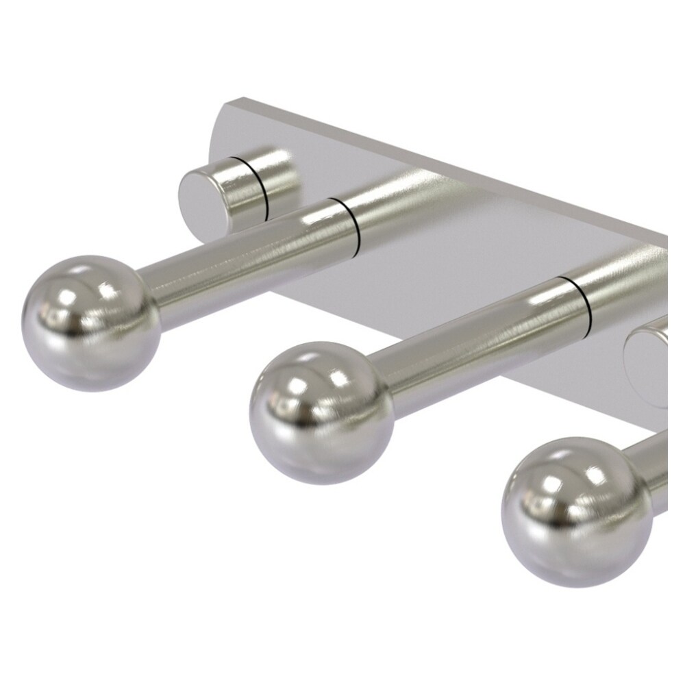 Gancho de Toalla de Pared Allied Brass Prestige Skyline Níquel Satinado con 6 Ganchos - P1000-20-6-SN