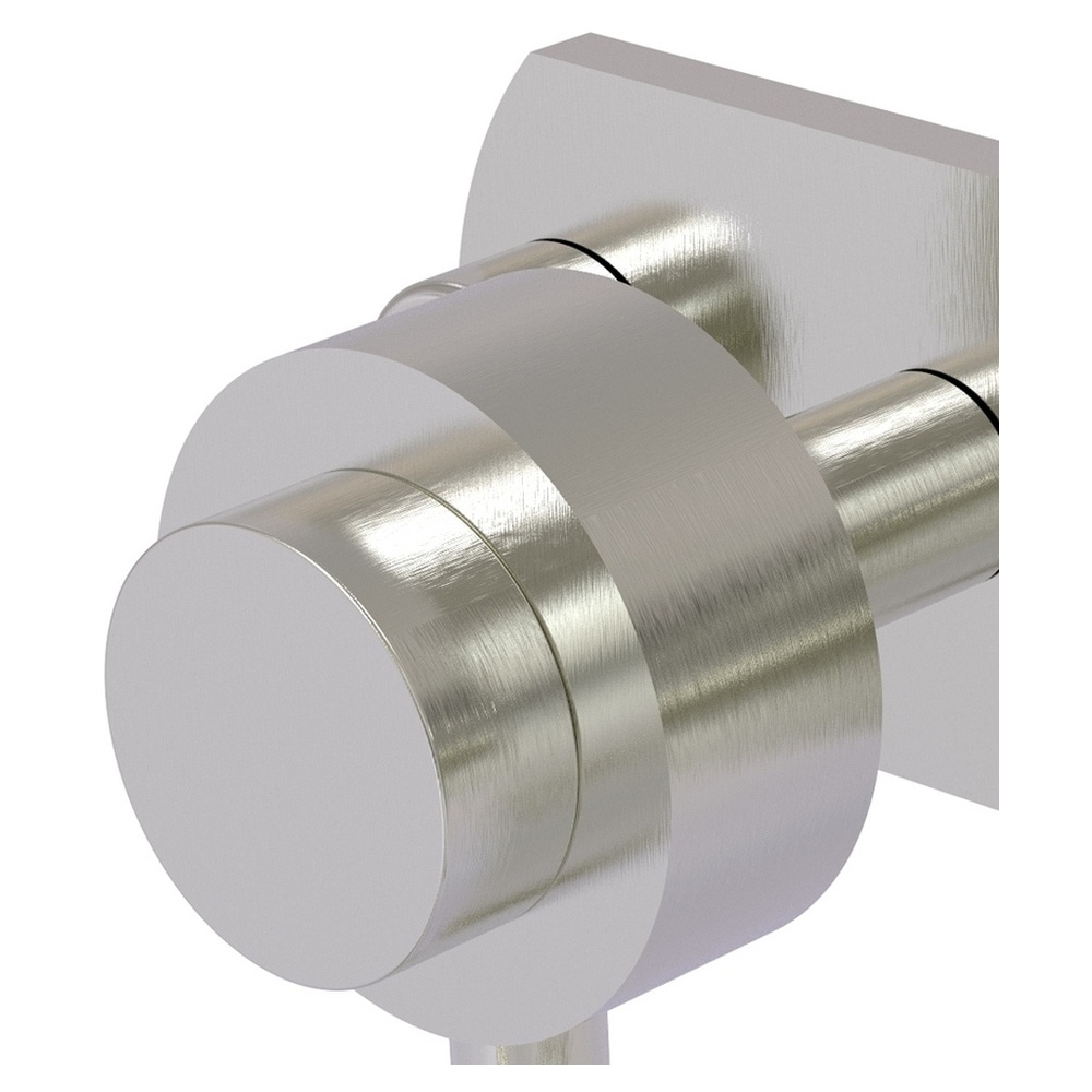 Gancho para toalla de pared doble en níquel satinado marca Allied Brass Mercury