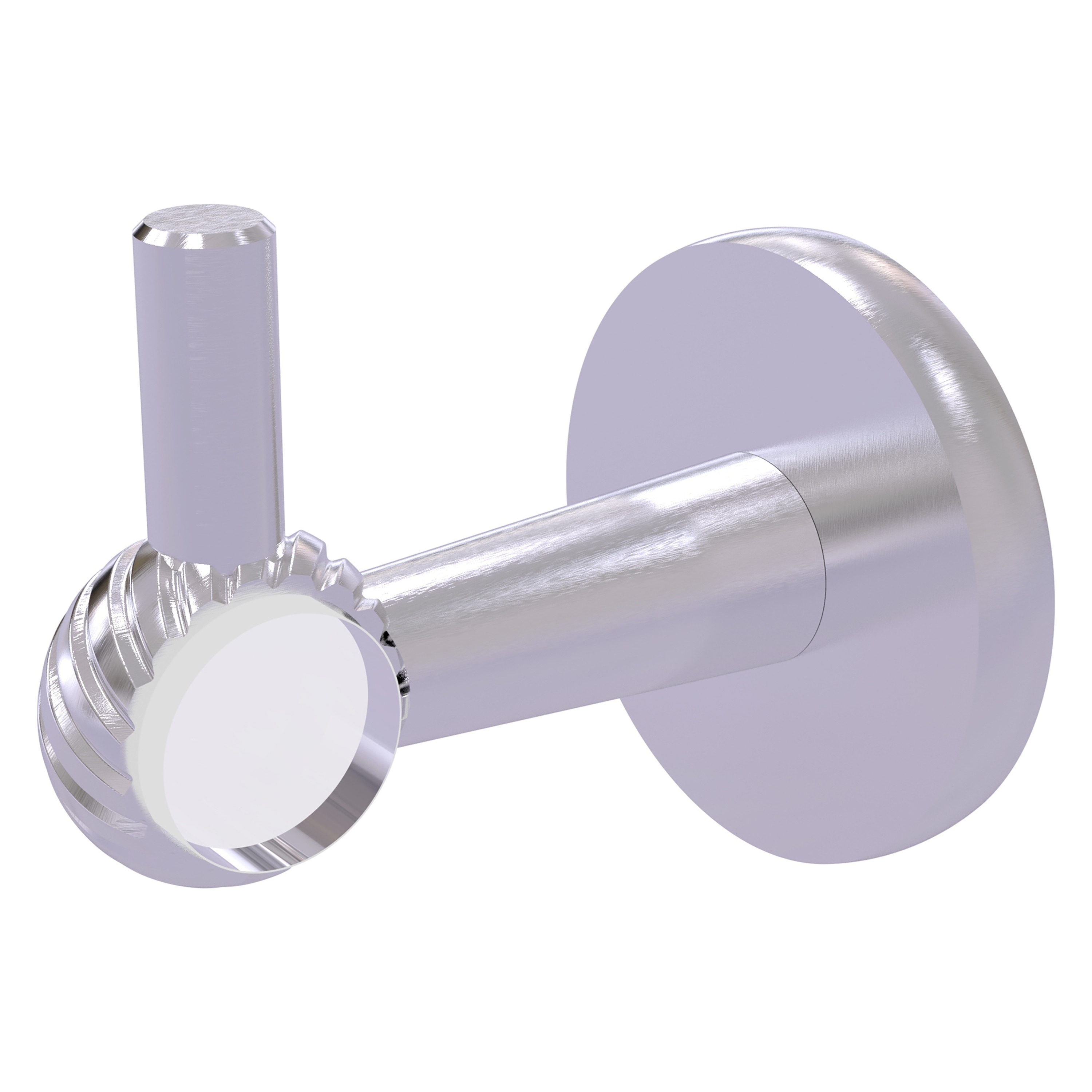 Colgador de Toalla de Pared de Satin Nickel con Gancho Único Clearview de Allied Brass