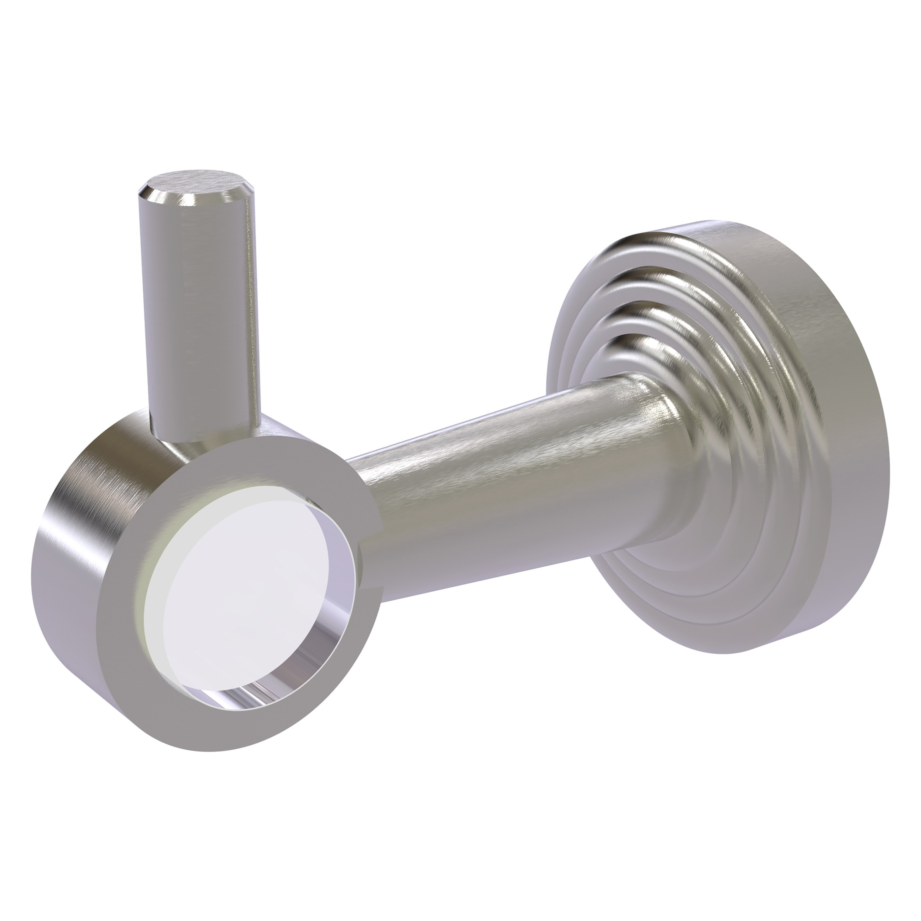 Gancho de toalla de montaje en pared con acabado de níquel satinado en playa del Pacífico Allied Brass PB-20-SN