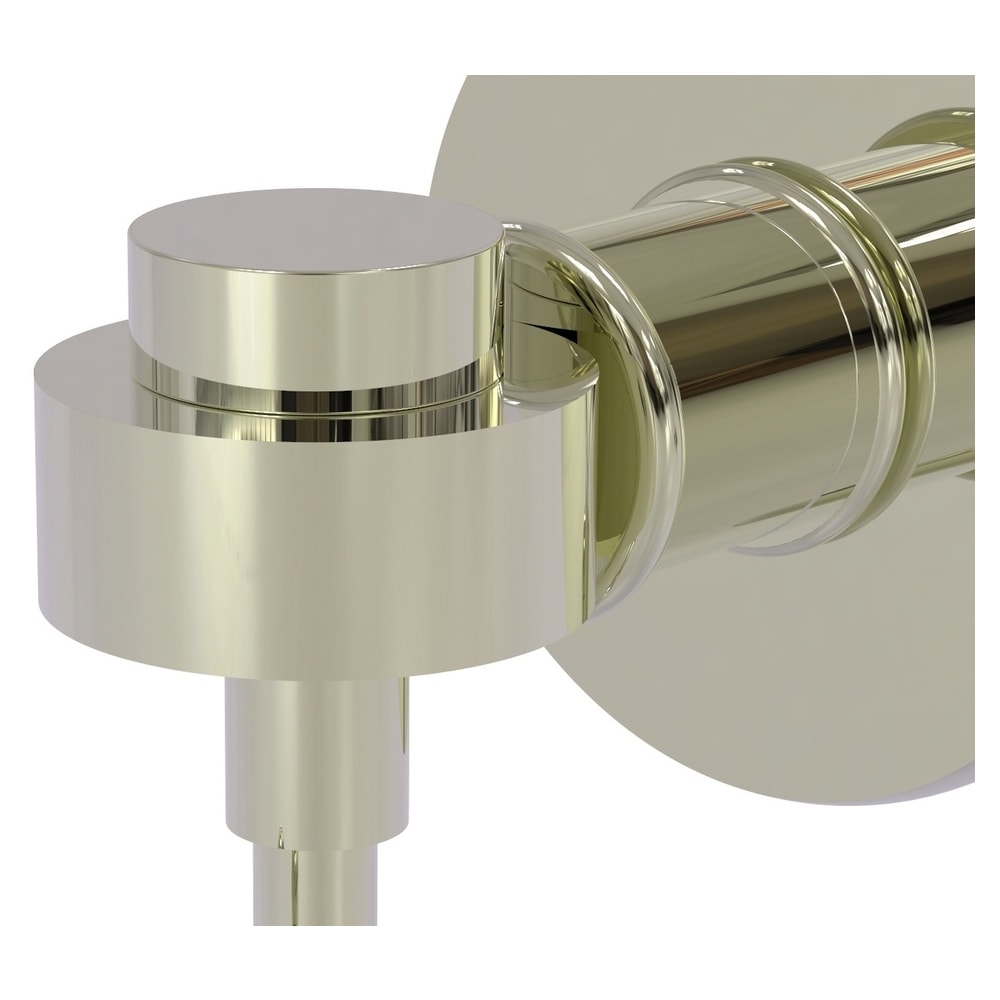 Gancho de Toalla de Pared Individual en Níquel Pulido Continental de Brass Allied