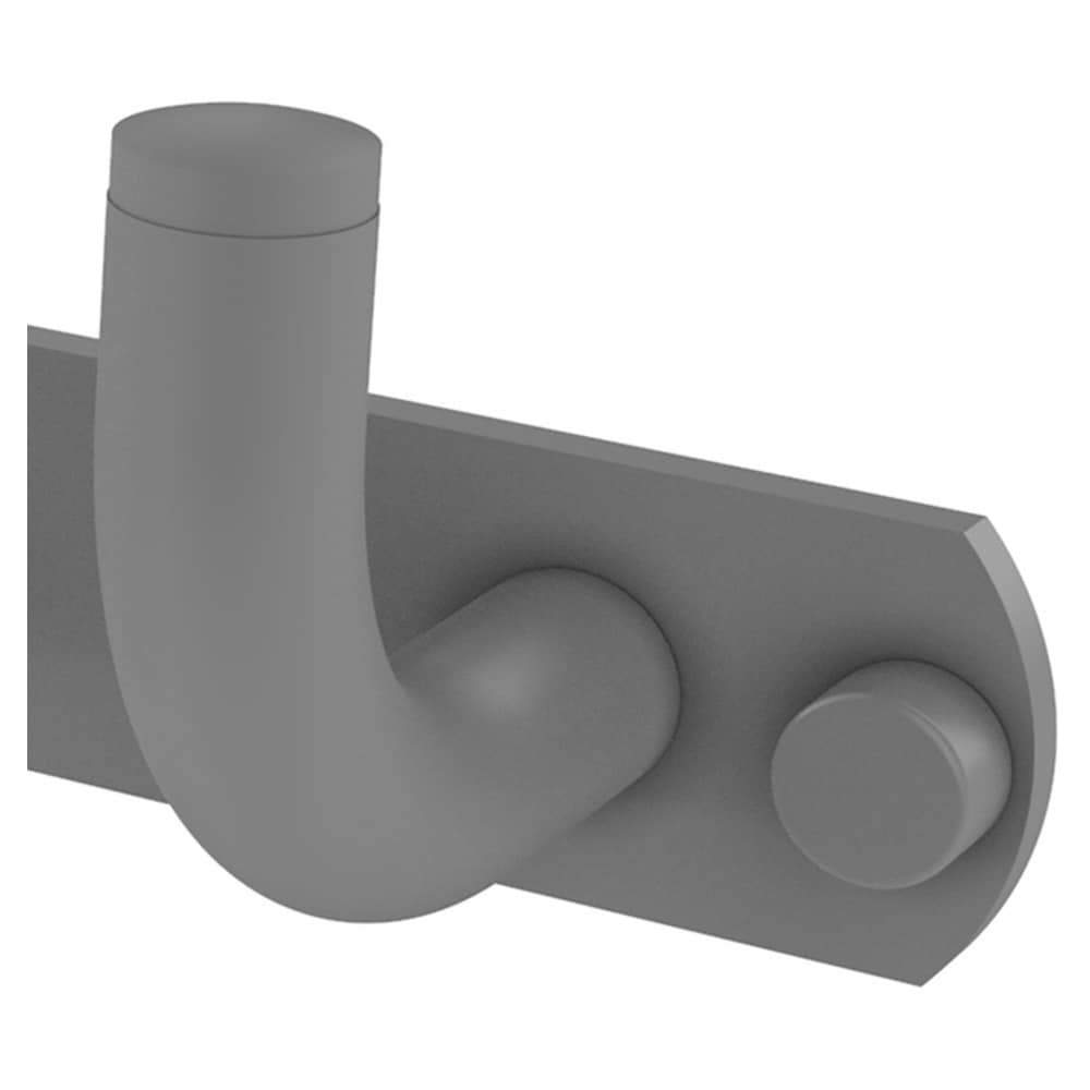 Colgador de Toallas de Pared con 6 Ganchos en Tono Gris Mate Remi de Allied Brass